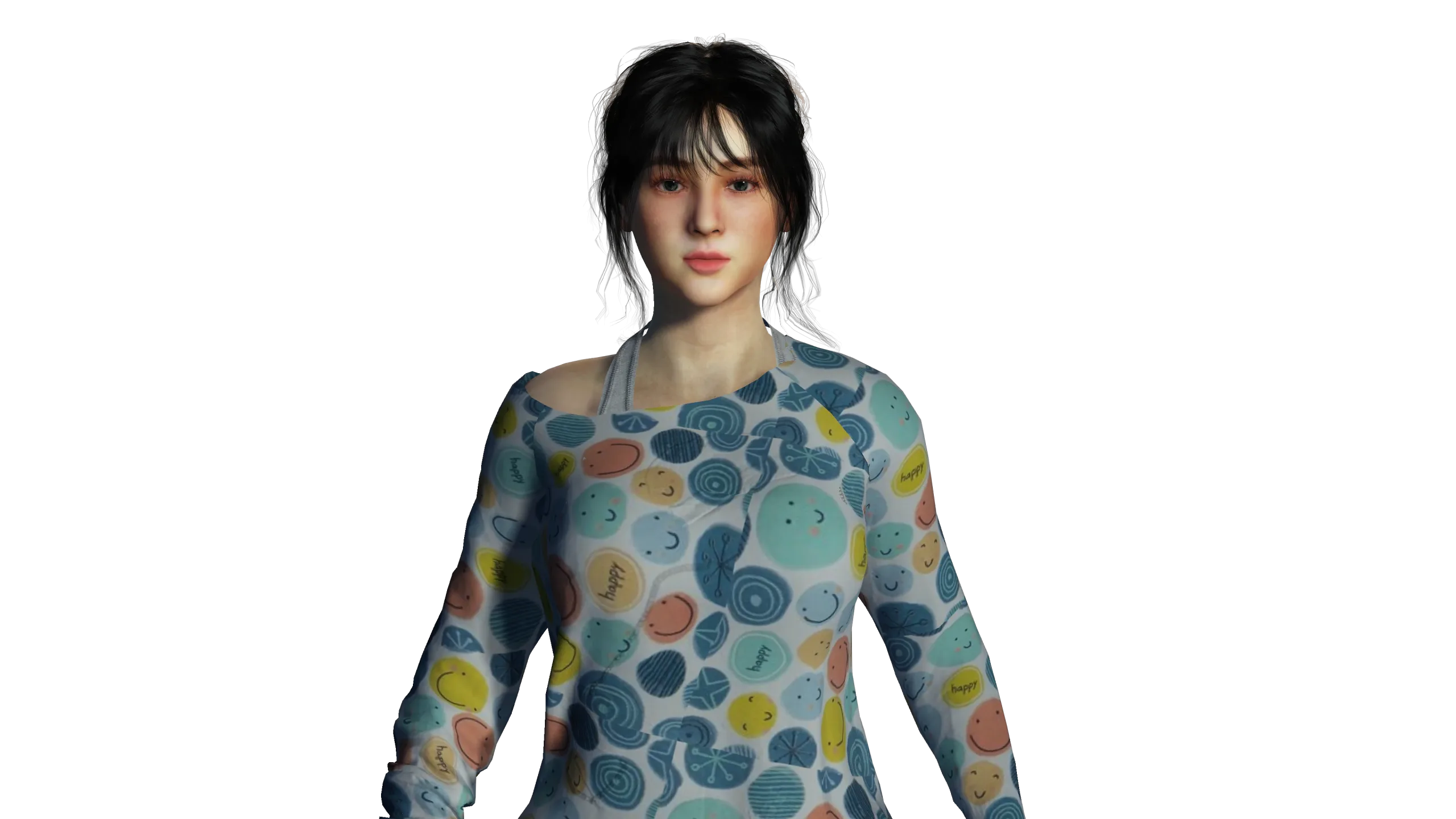 AAA 3D BEAUTIFUL TEENAGE GIRL CASUAL -REALISTIC CHARACTER