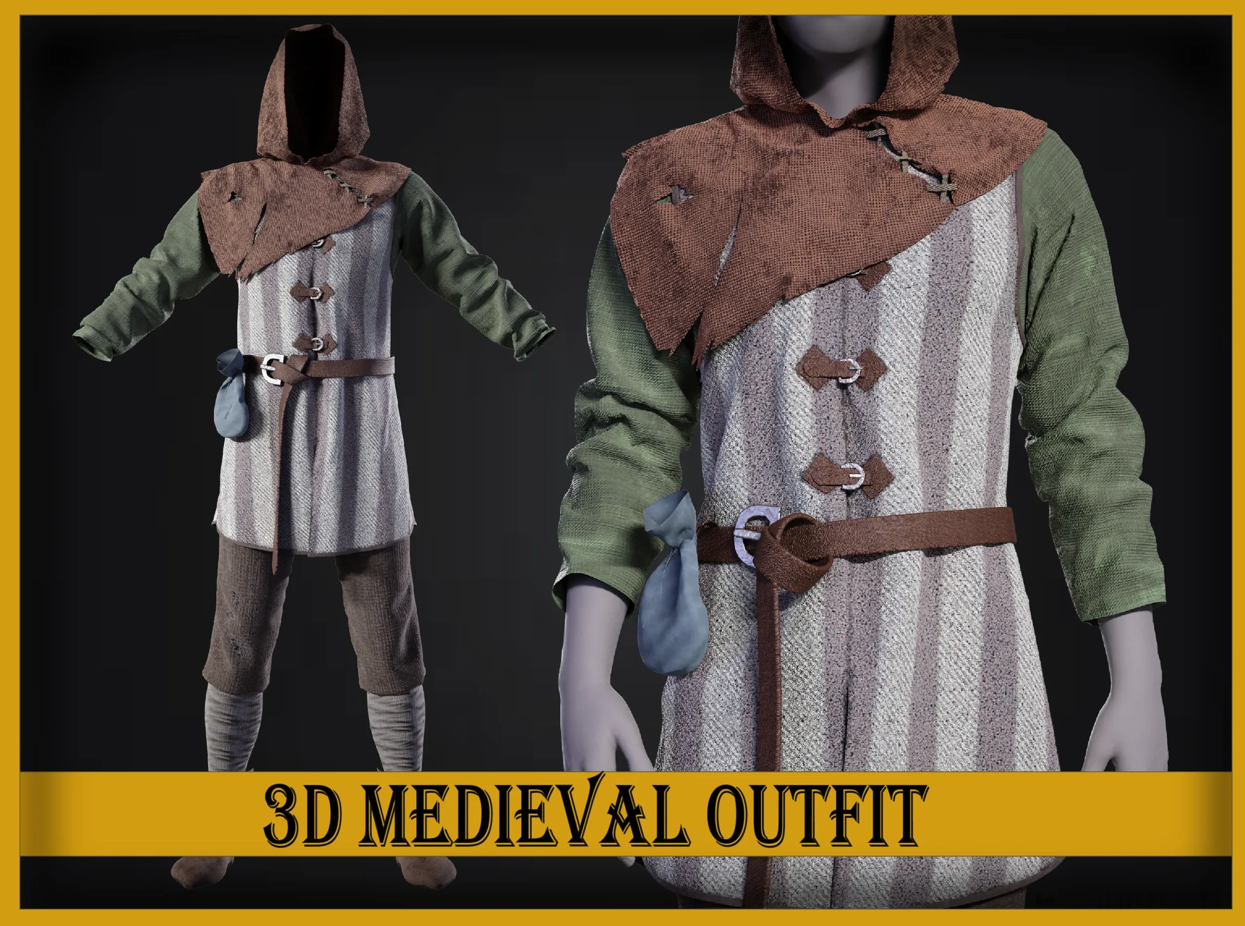 medieval renaissance male clothes + shoes