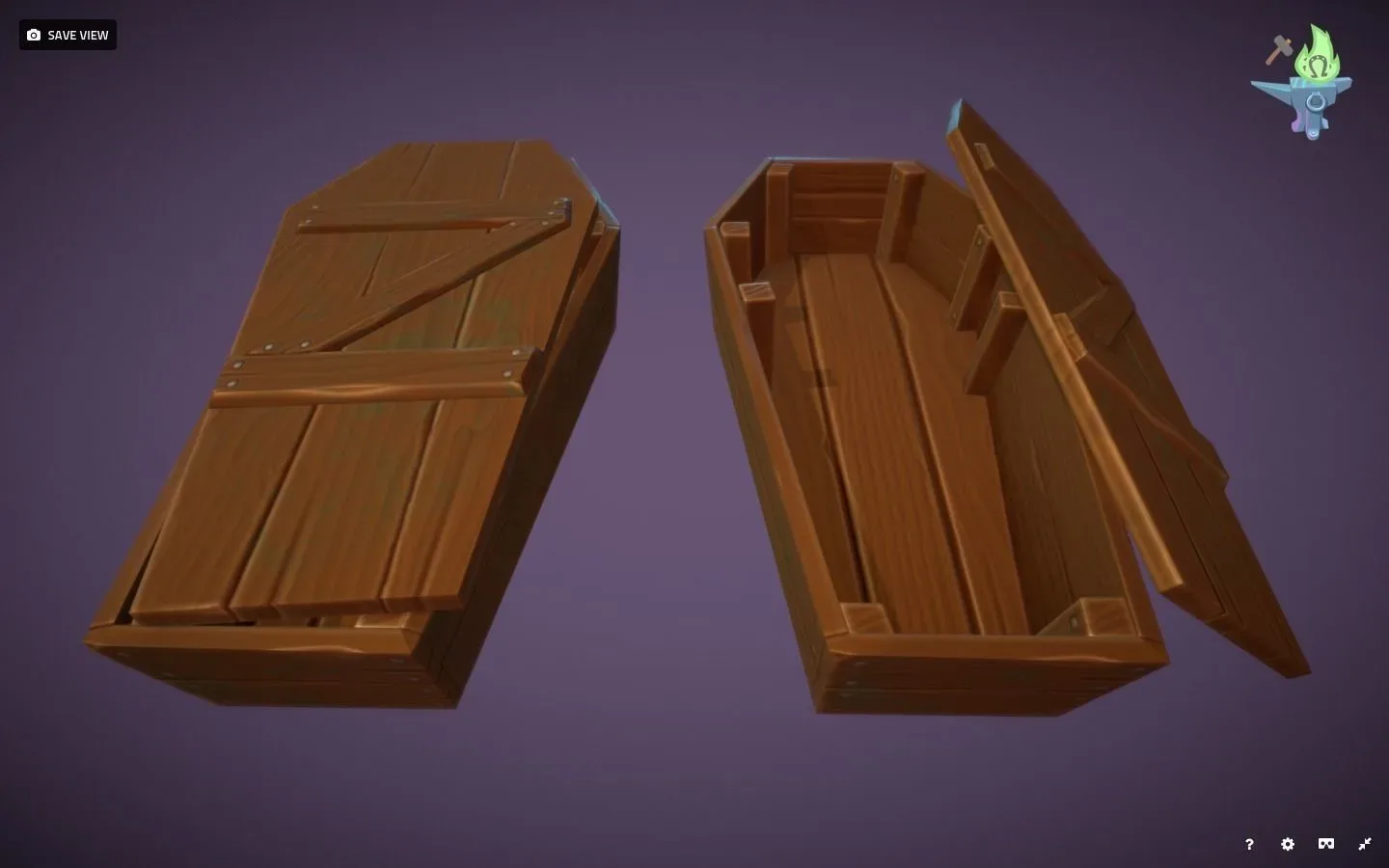 Game ready Coffin