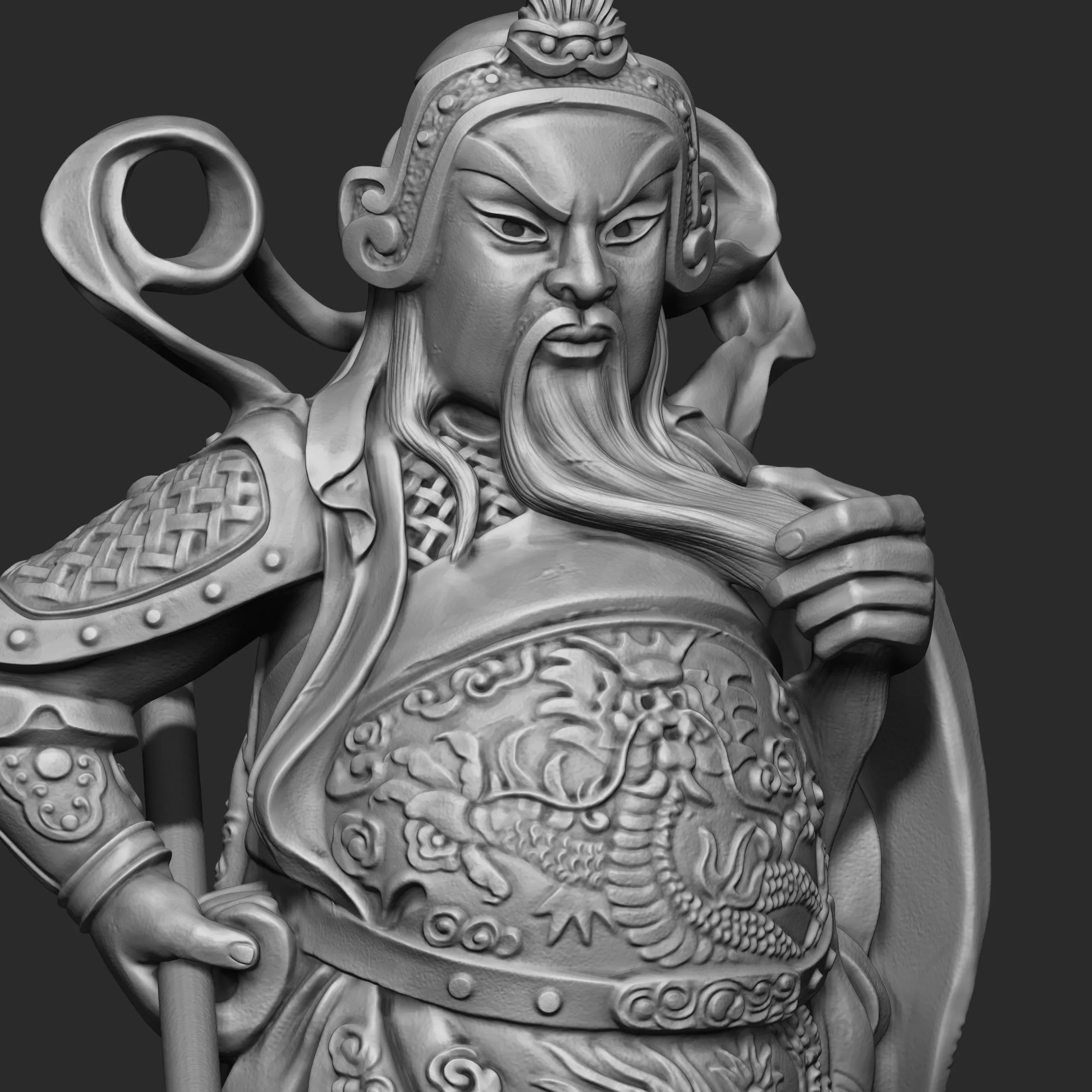 Guan-Yu Character Sculpture Tutorial - FlippedNormals