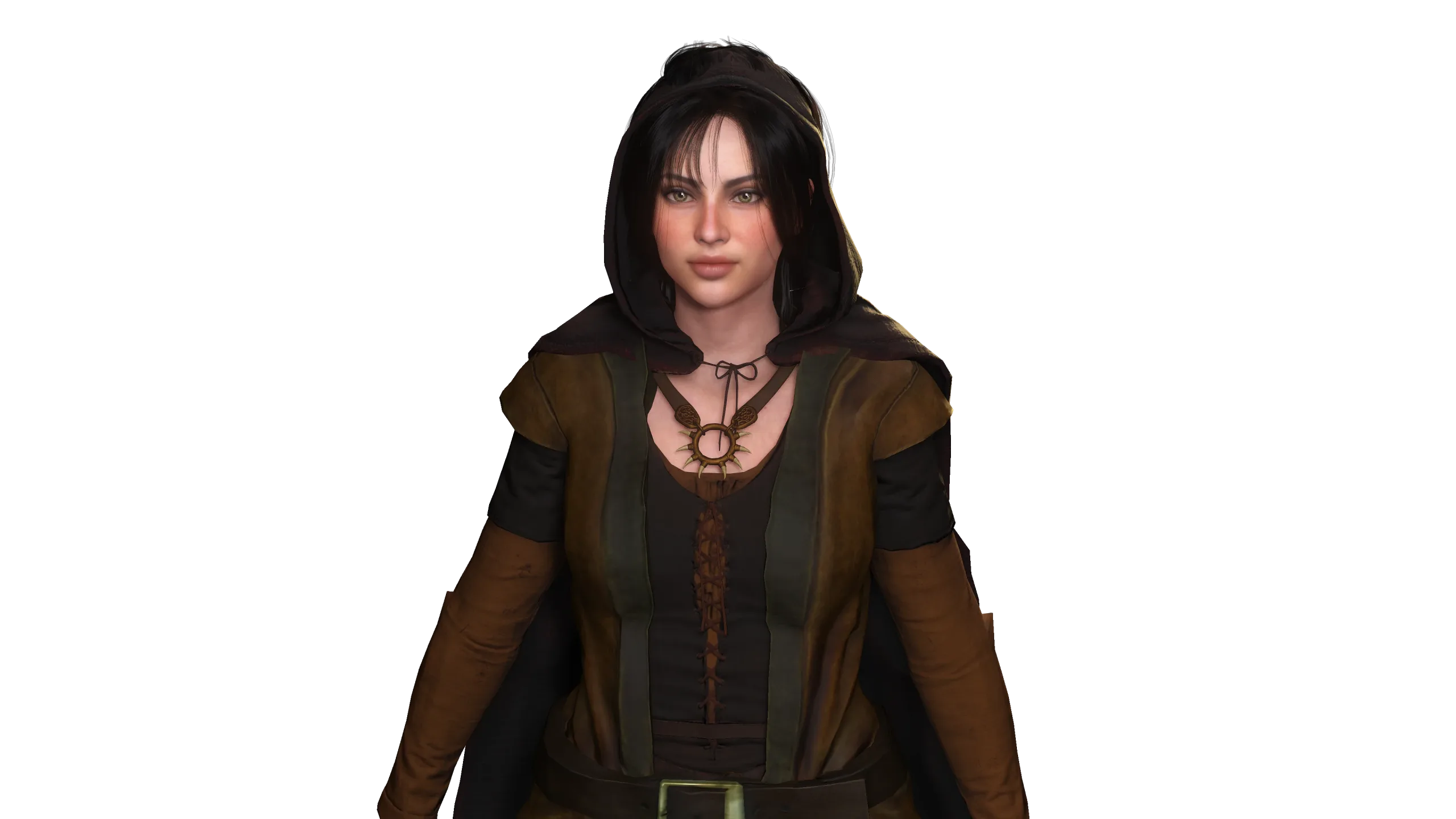 AAA 3D FANTASY MEDIEVAL CHARACTER-REALISTIC YOUNG GIRL