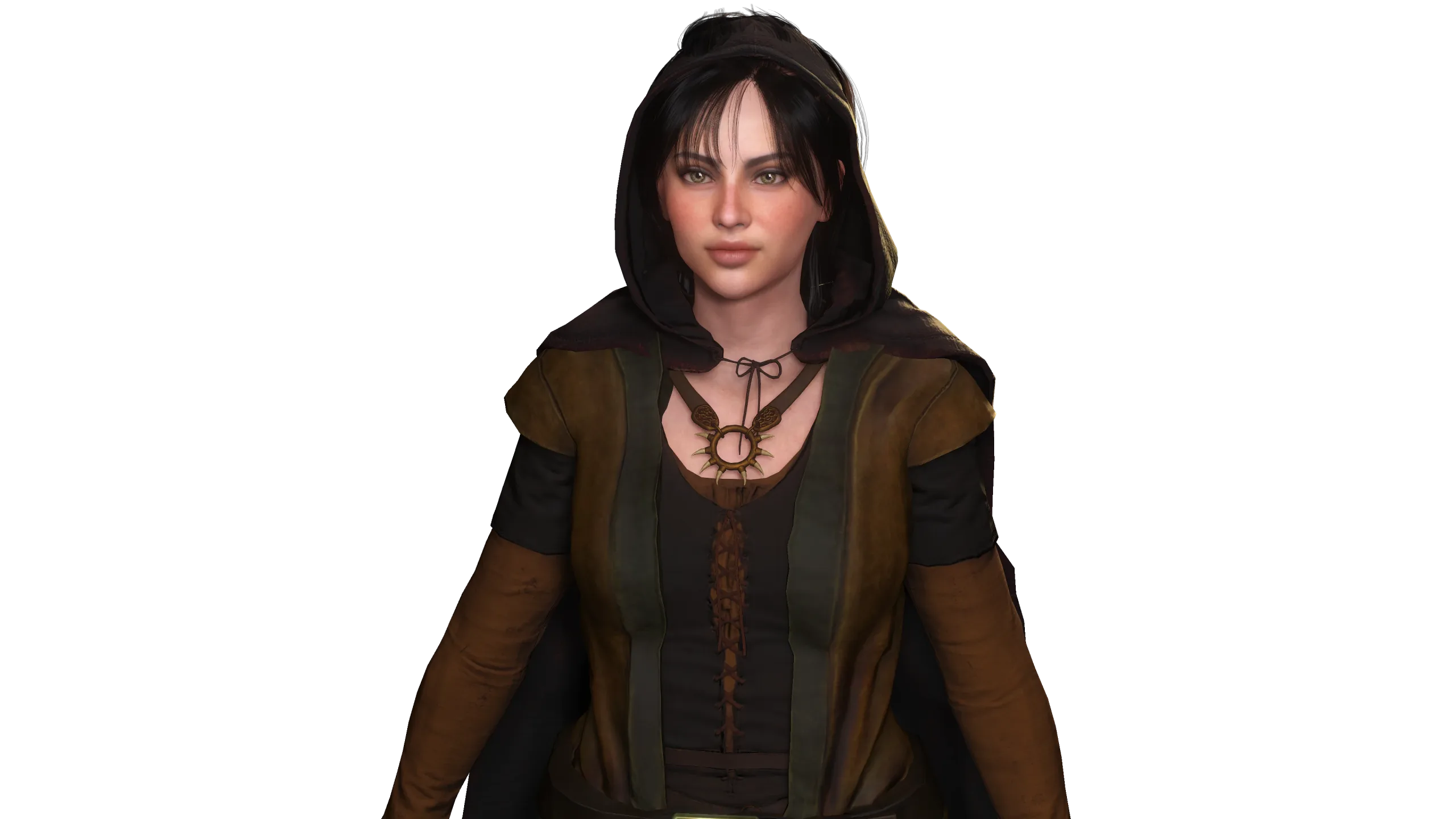 AAA 3D FANTASY MEDIEVAL CHARACTER-REALISTIC YOUNG GIRL