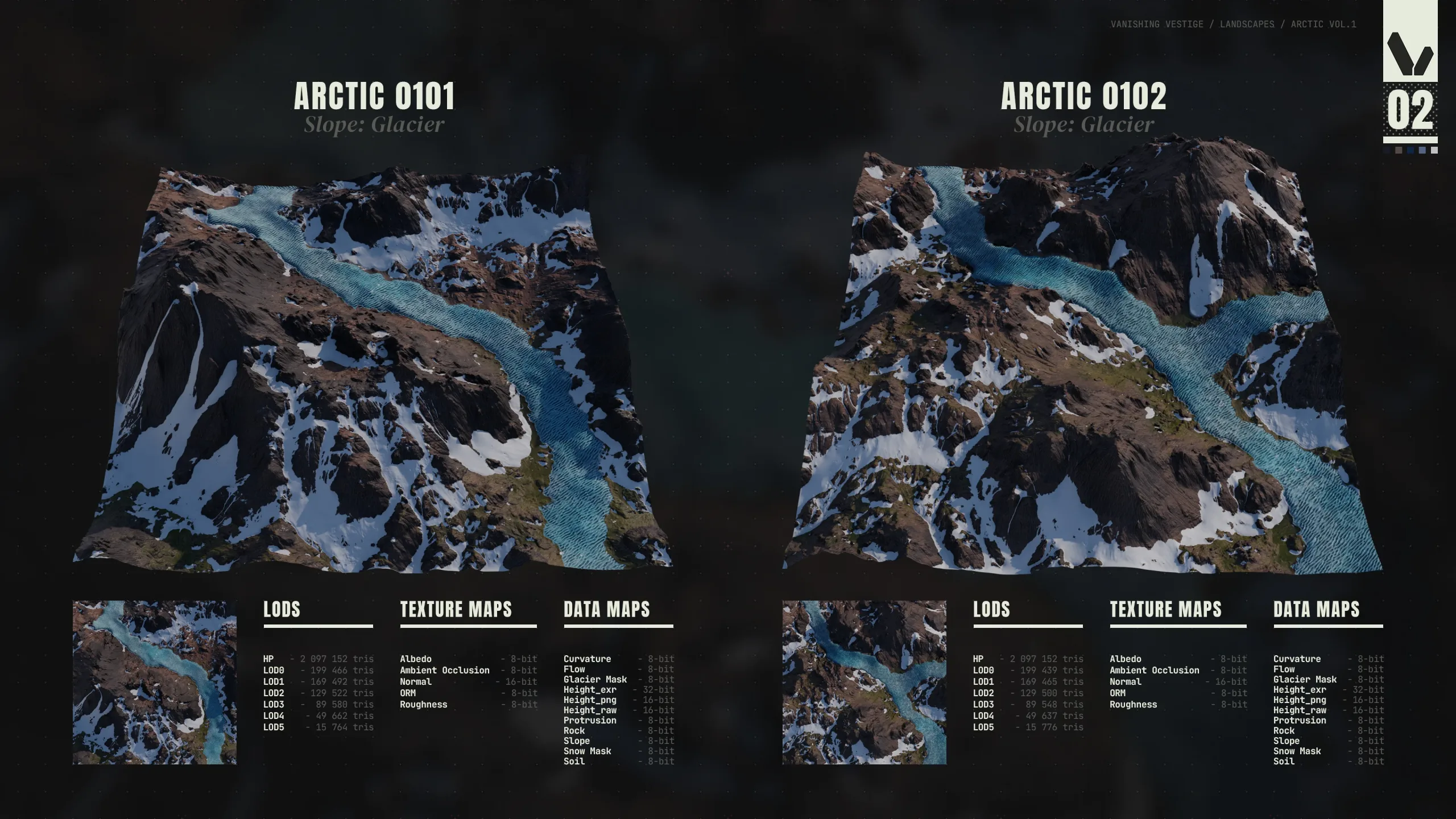 8k Landscapes - Arctic Vol.1