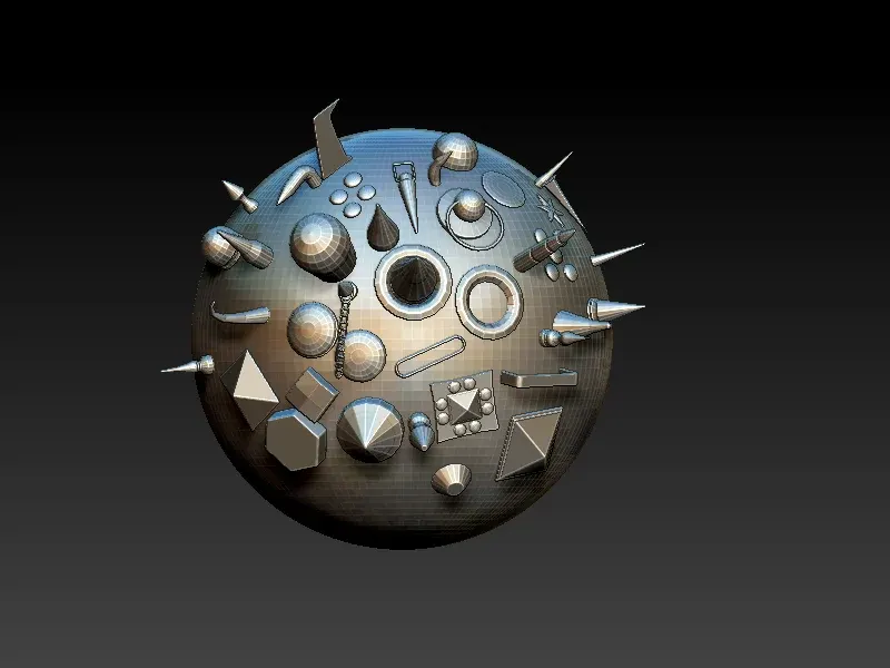 40 metal spikes IMM BRUSH + obj