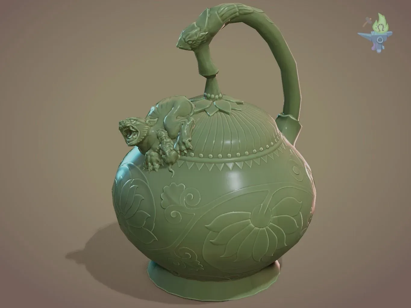 Yaozhou Porcelain Mystery Teapot