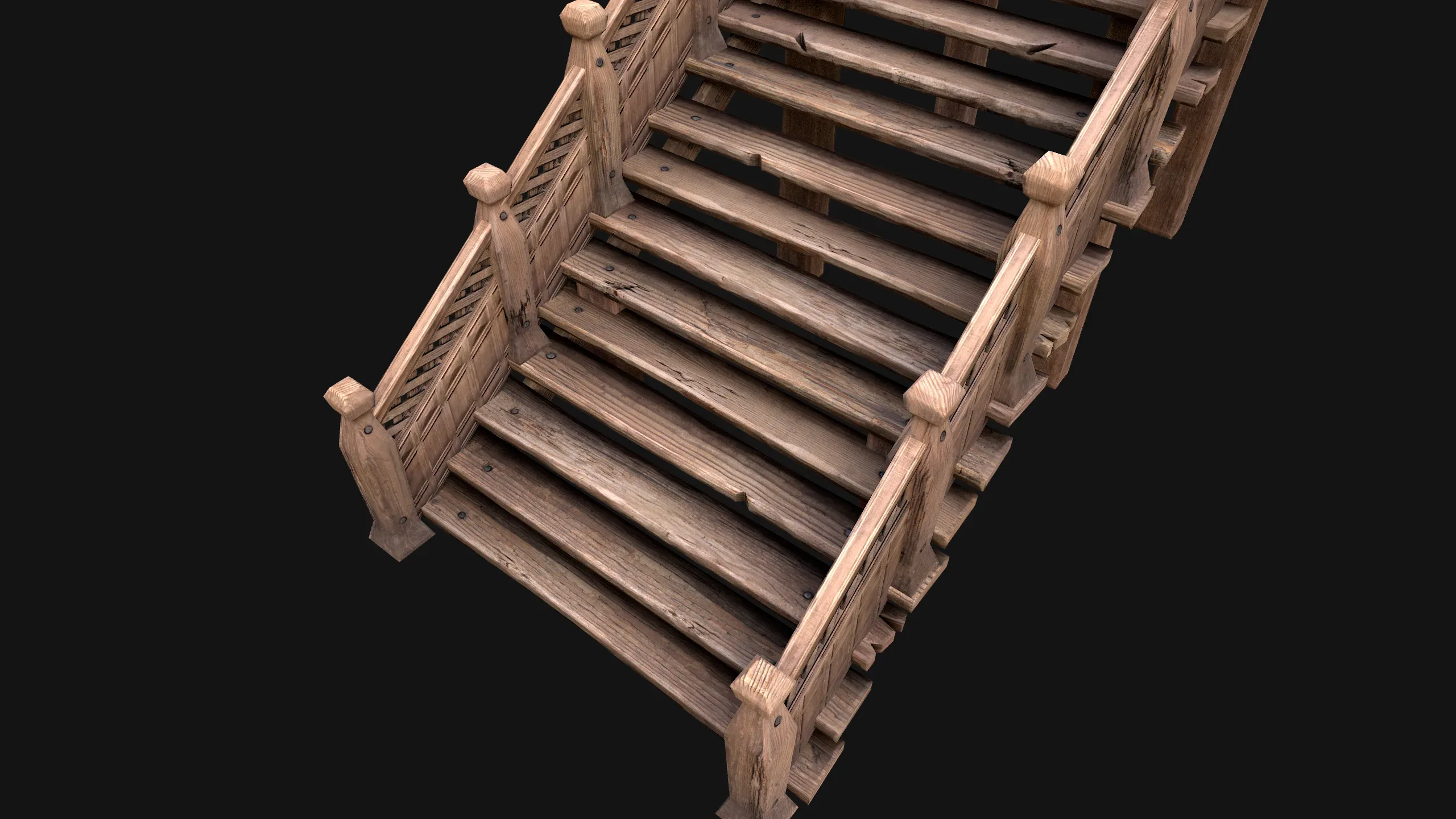 Wooden Staircase Medieval