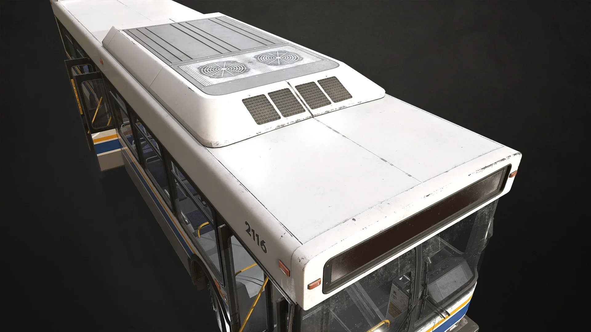 City Bus - Low Poly