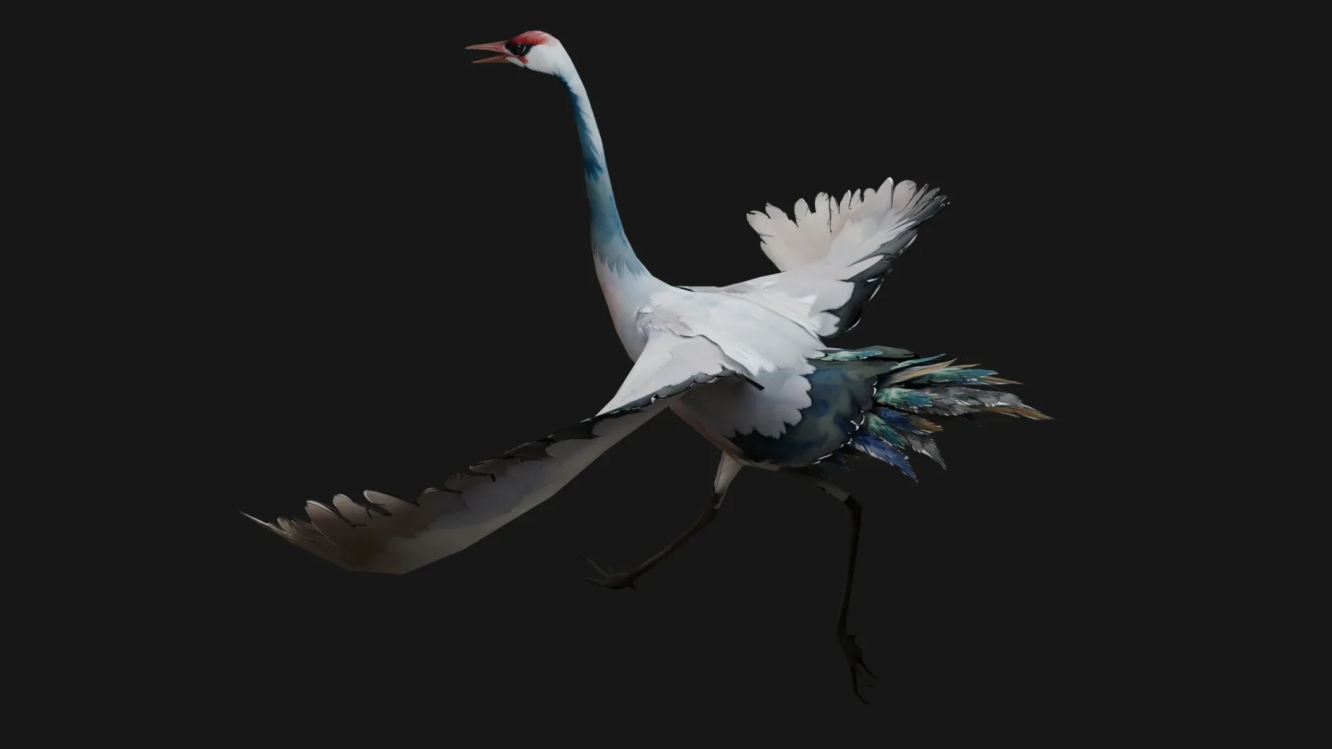 Crane Bird_A5