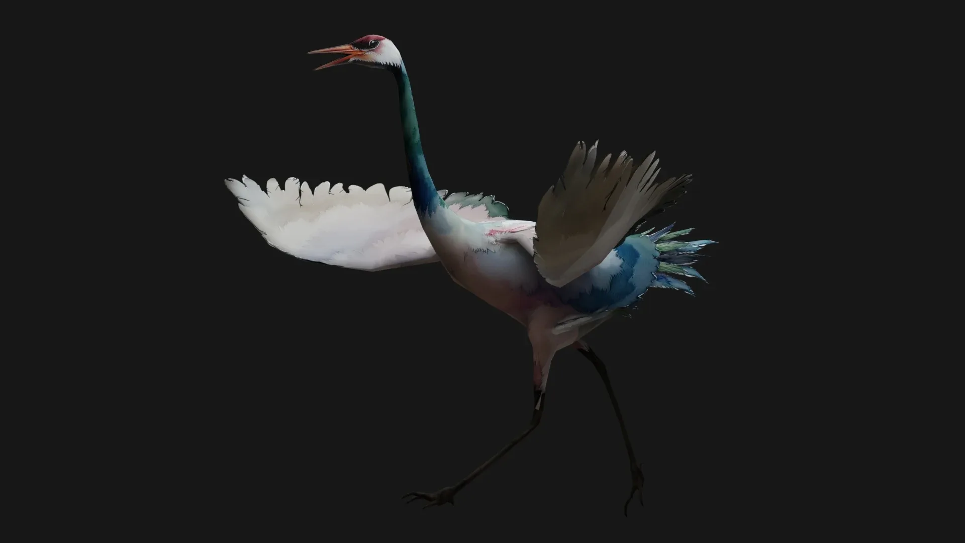 Crane Bird_A6