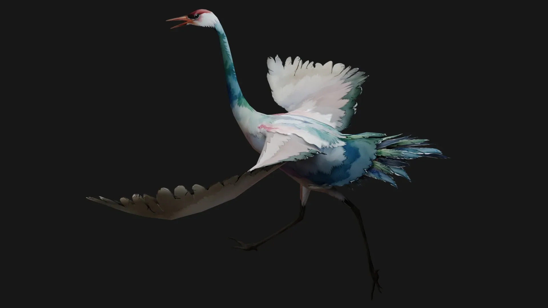 Crane Bird_A6