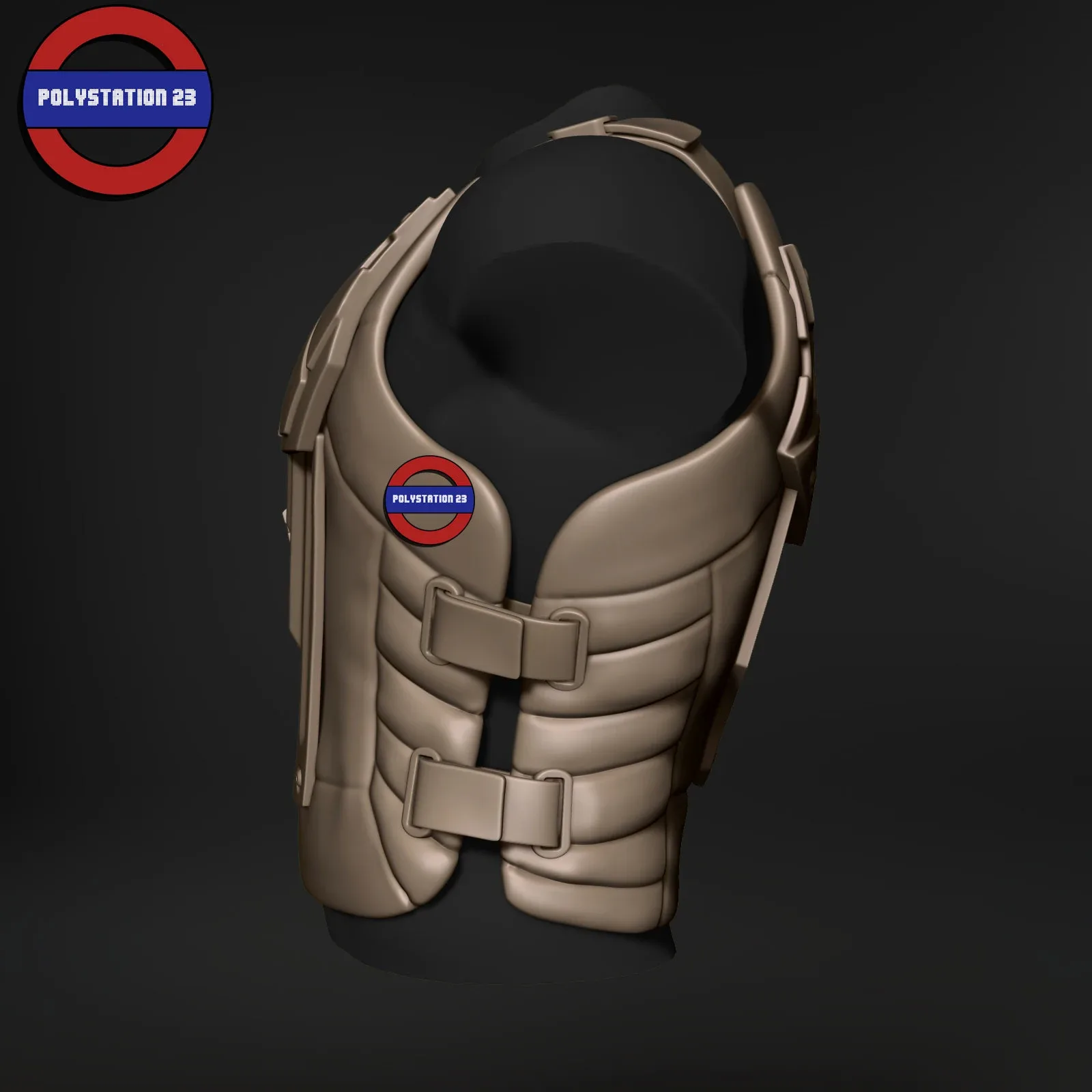 Sci fi character Torso armour v8 highpoly zbrush