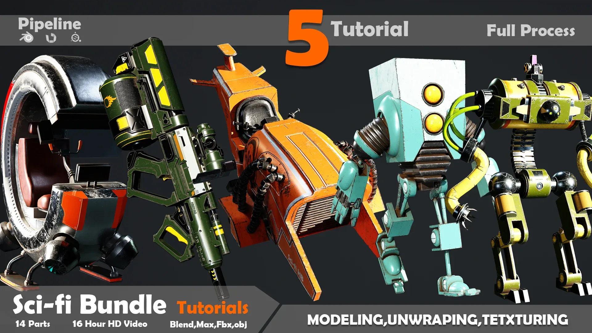 Sci-fi Bundle 1 (Tutorials)