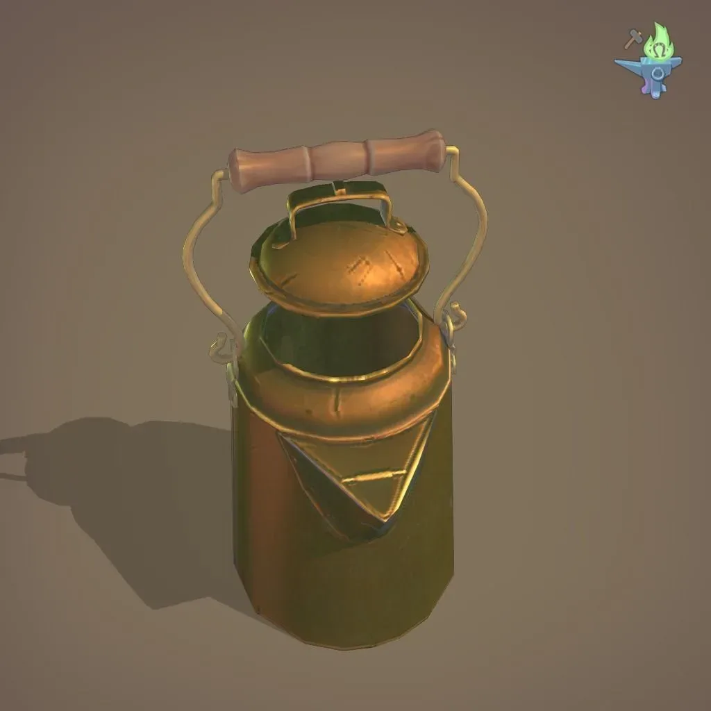 Copper coffee pot