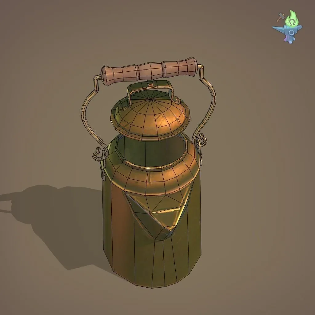 Copper coffee pot