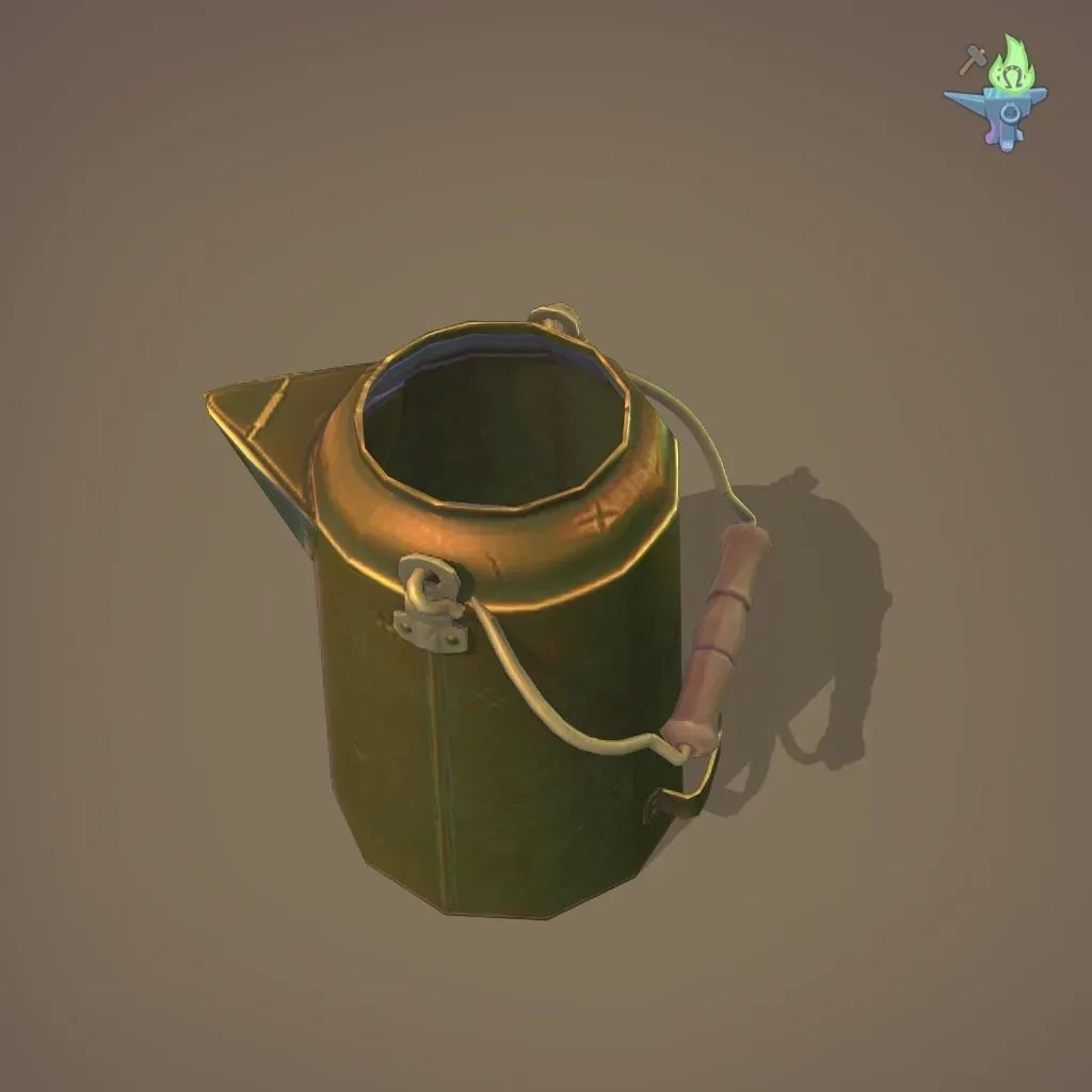 Copper coffee pot