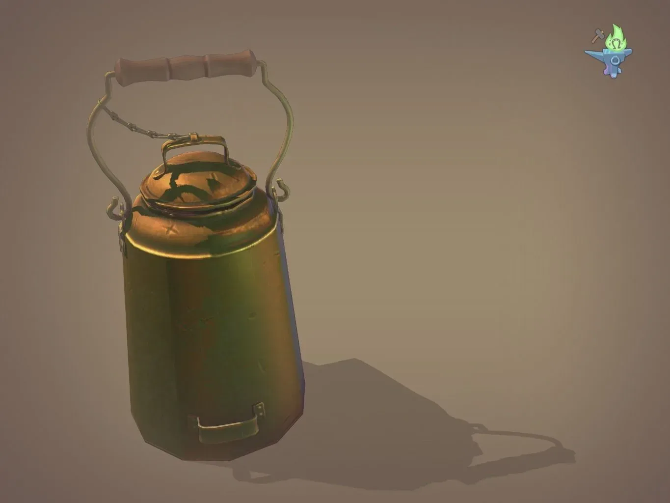 Copper coffee pot