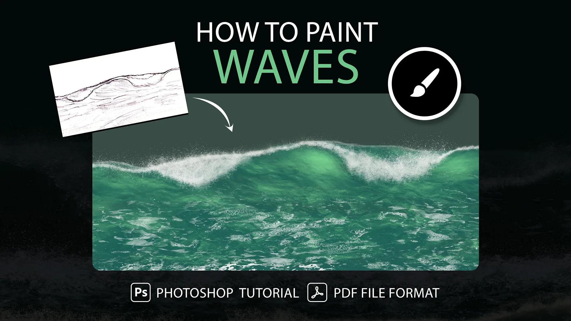 Dynamic Waves Photoshop Brushes