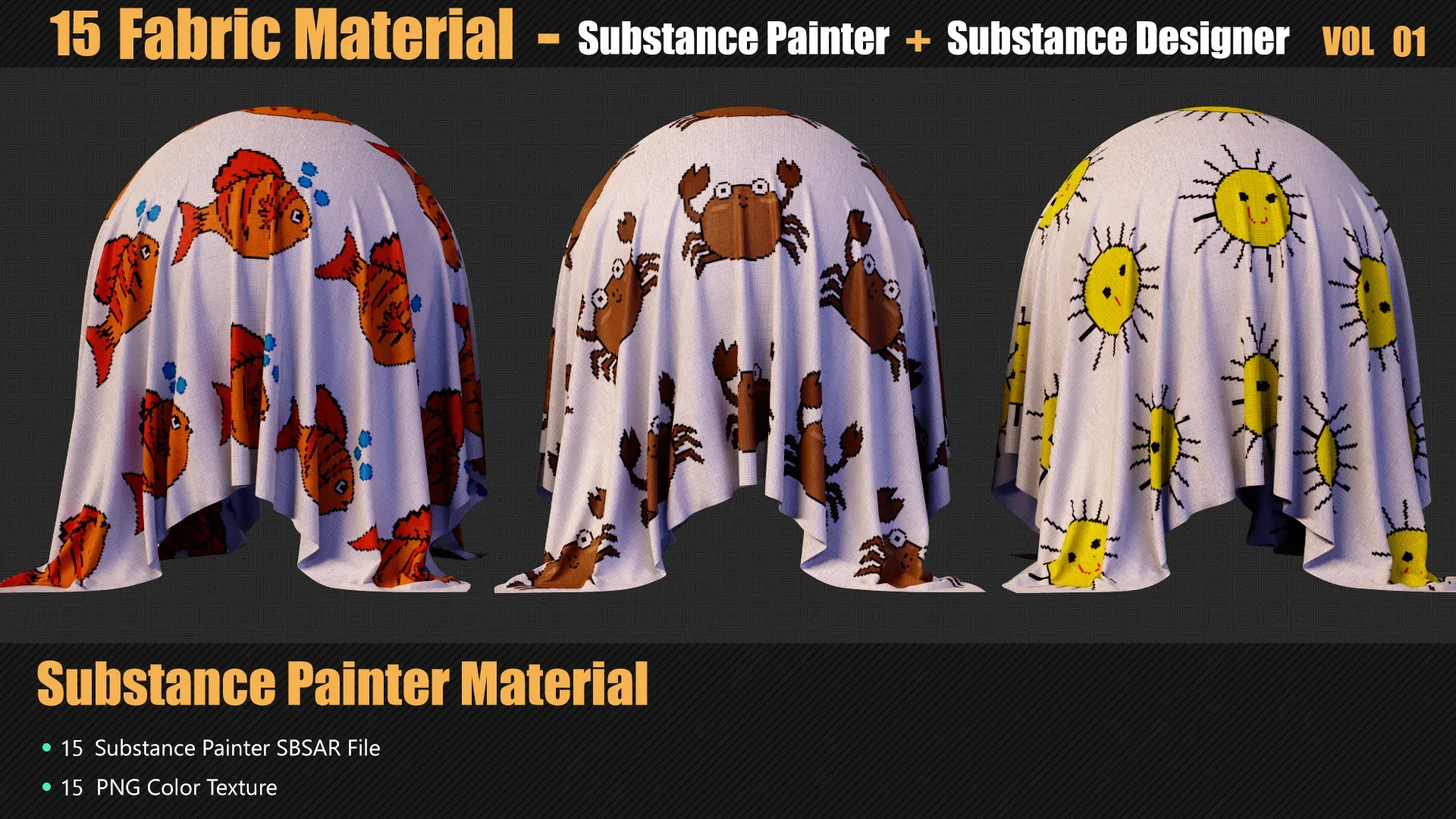 15 Fabric Materials In Substance Painter And Designer