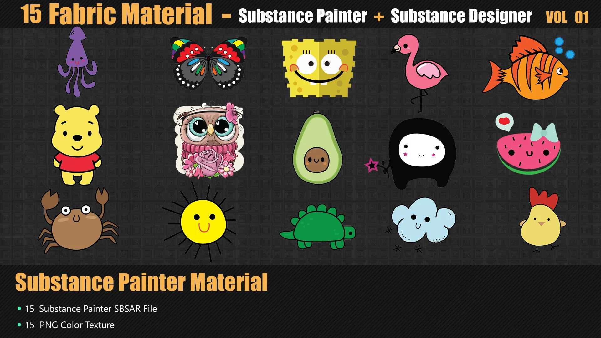 15 Fabric Materials In Substance Painter And Designer