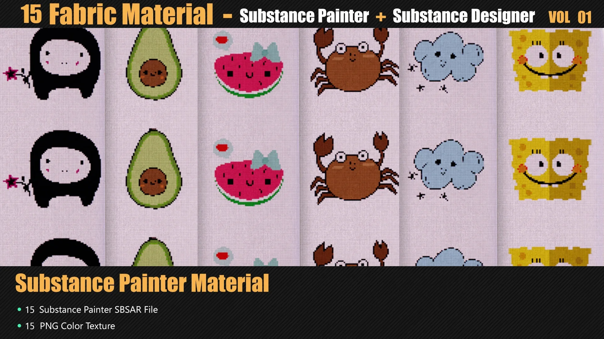 15 Fabric Materials In Substance Painter And Designer