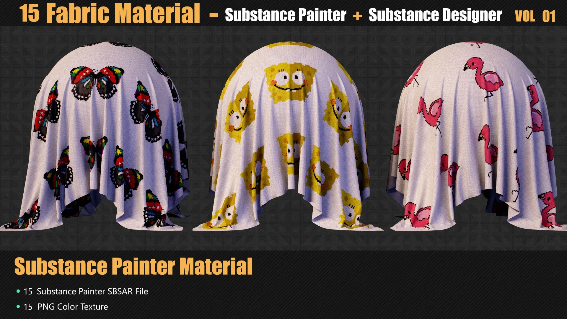 15 Fabric Materials In Substance Painter And Designer
