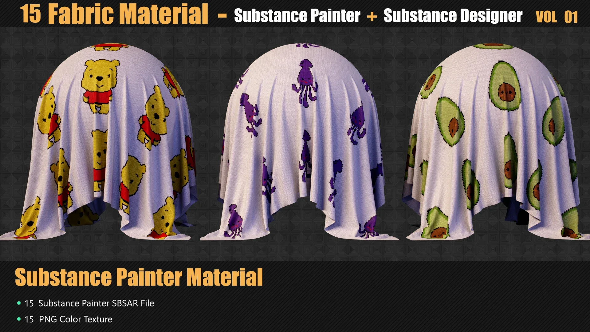 15 Fabric Materials In Substance Painter And Designer