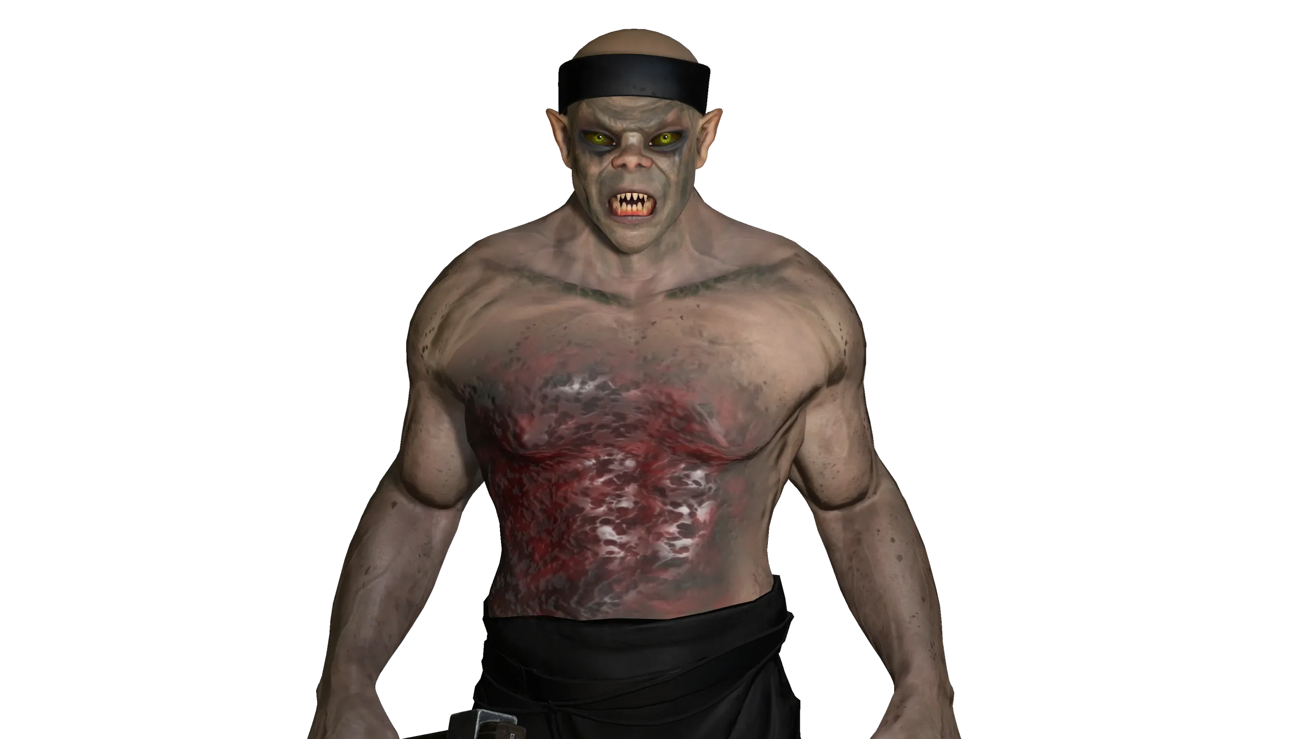 AAA 3D REALISTIC CHARACTER - THE WOUNDED MONSTER 03