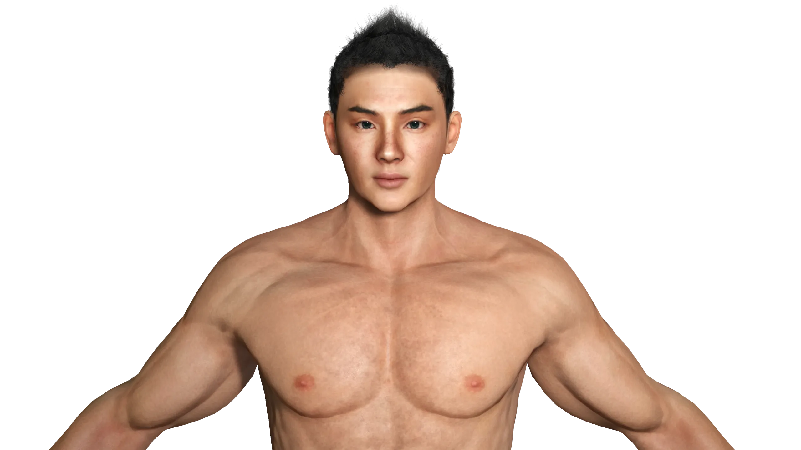 AAA 3D REALISTIC ASIAN MALE 02 - HUMAN RIGGED CHARACTER