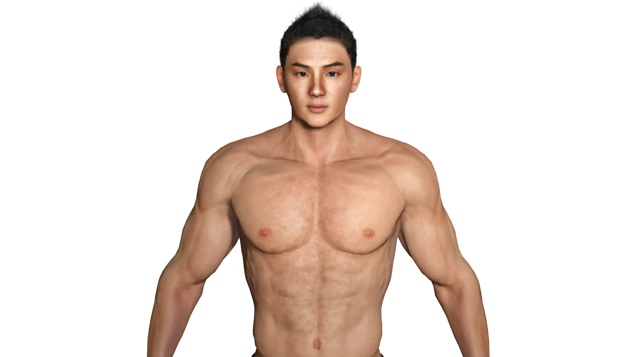 AAA 3D REALISTIC ASIAN MALE 02 - HUMAN RIGGED CHARACTER