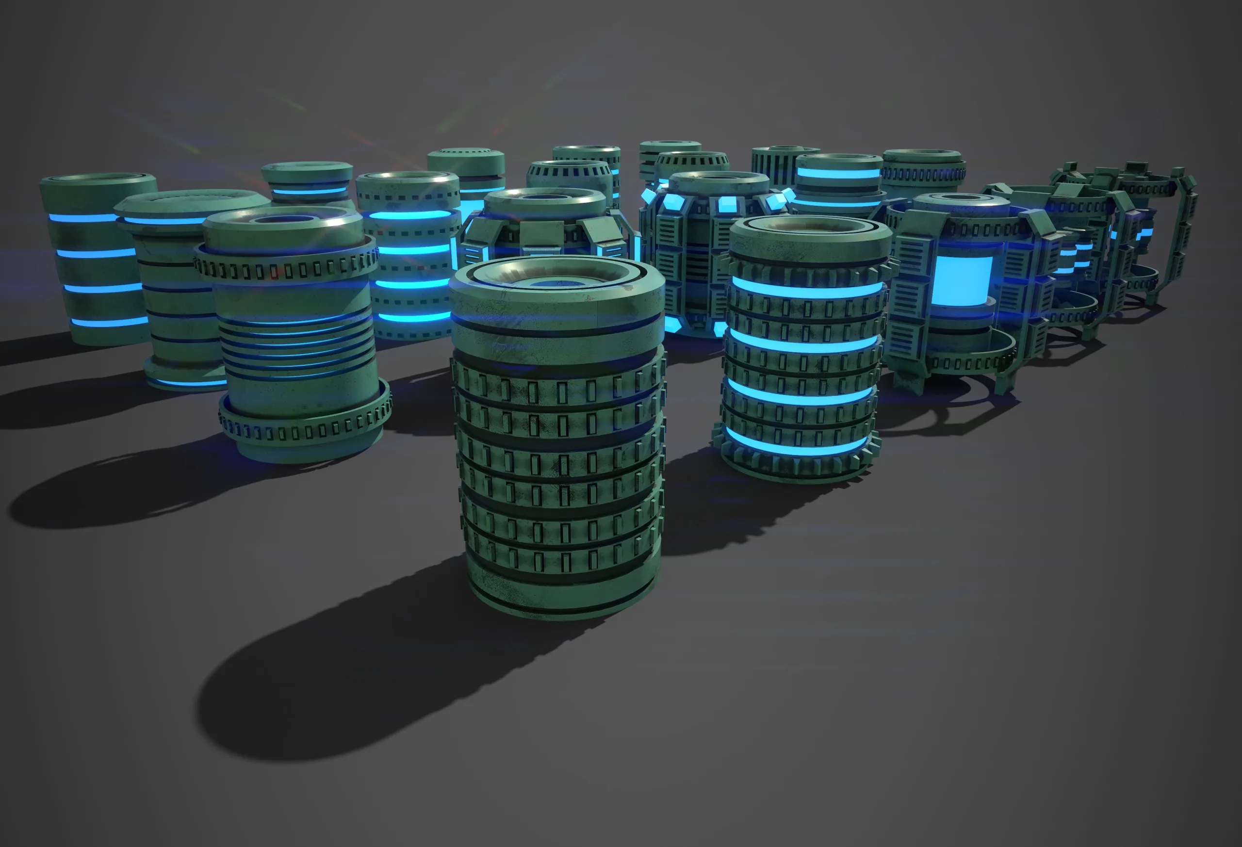 Sci-Fi Cylinder Version One