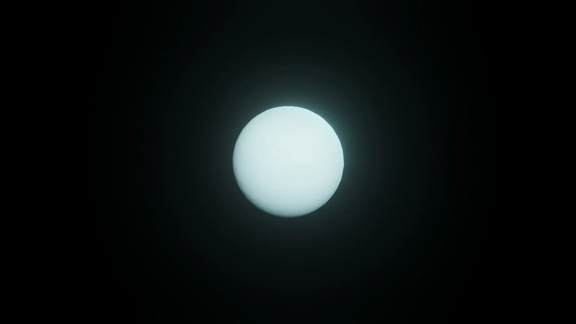 Stylized Planet Uranus 3D Model 2k/4k/8k Textures