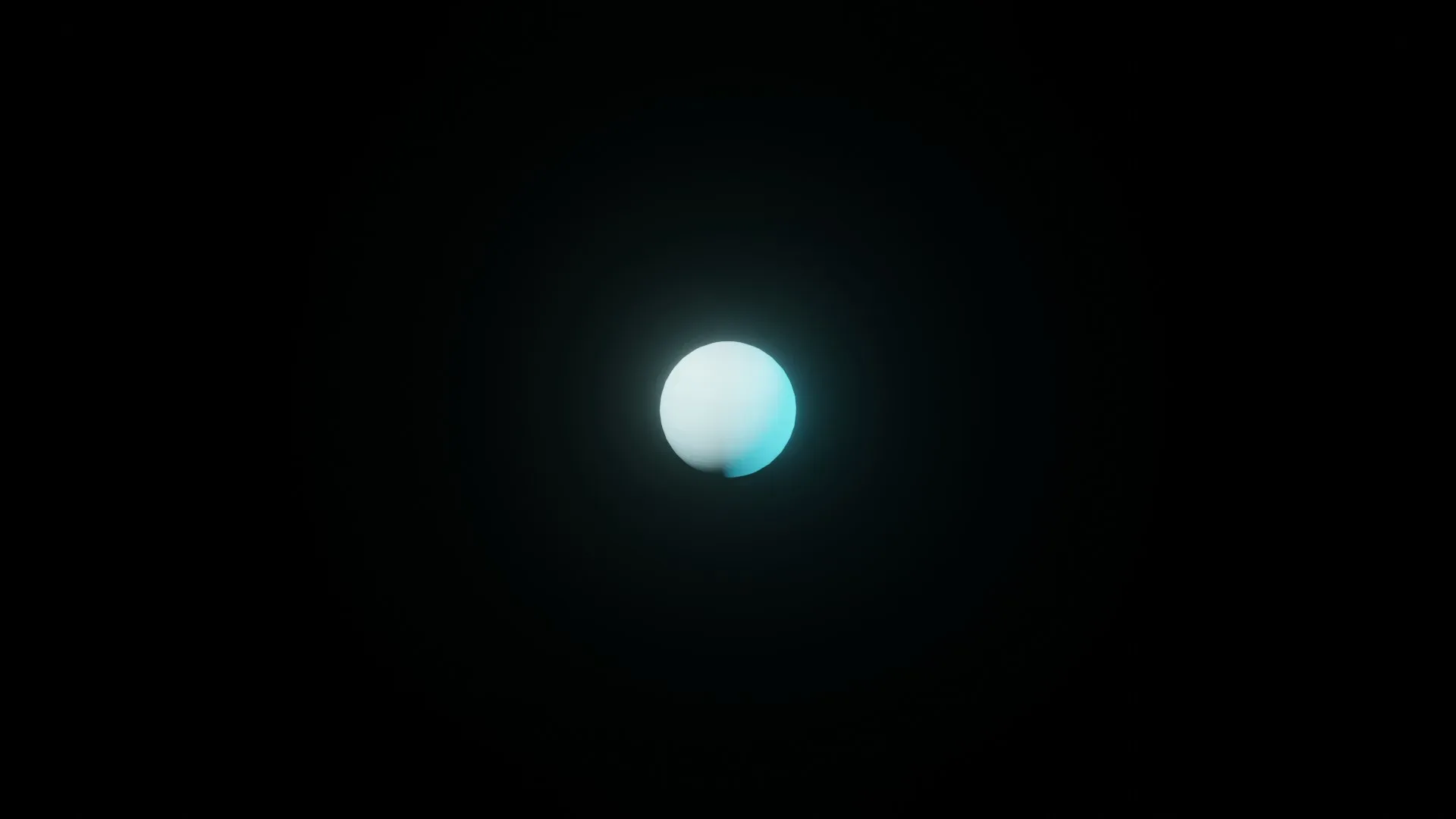 Stylized Planet Uranus 3D Model 2k/4k/8k Textures