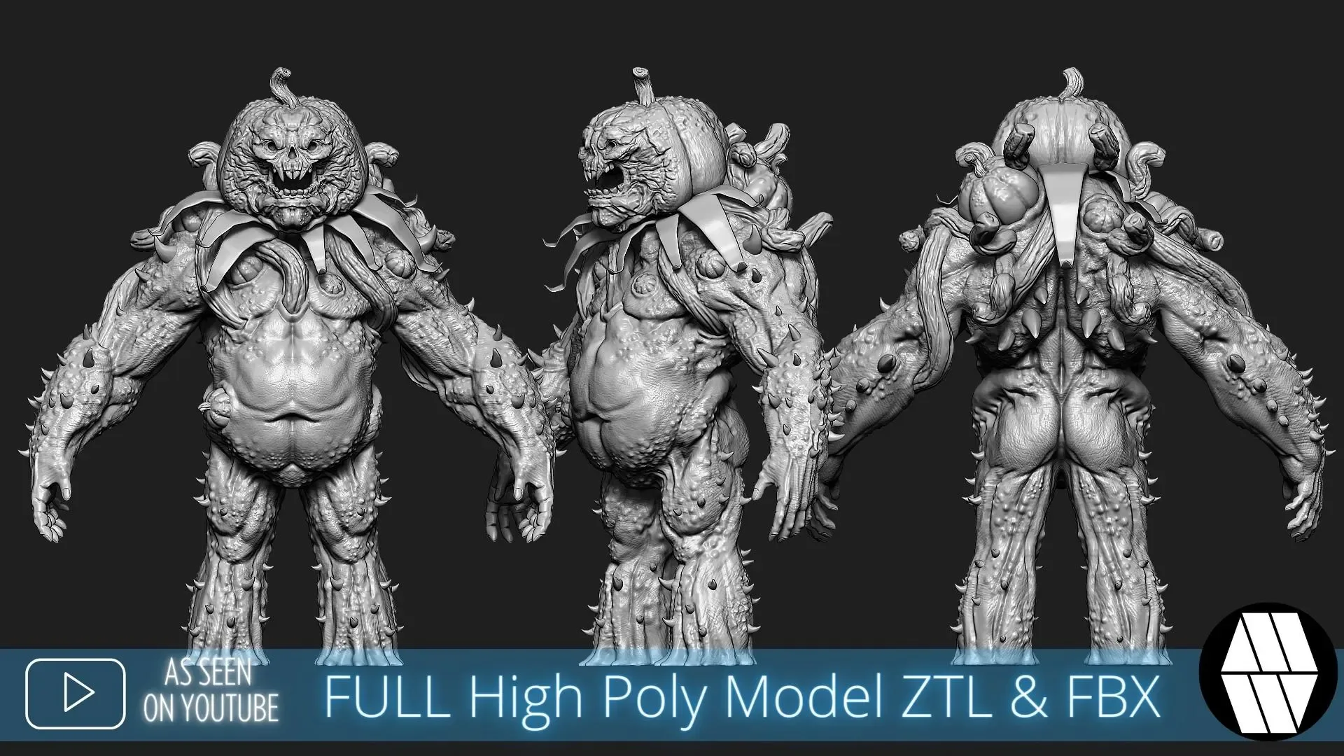 ZBrush Model: Jacko-Naut High Poly ZTL & FBX