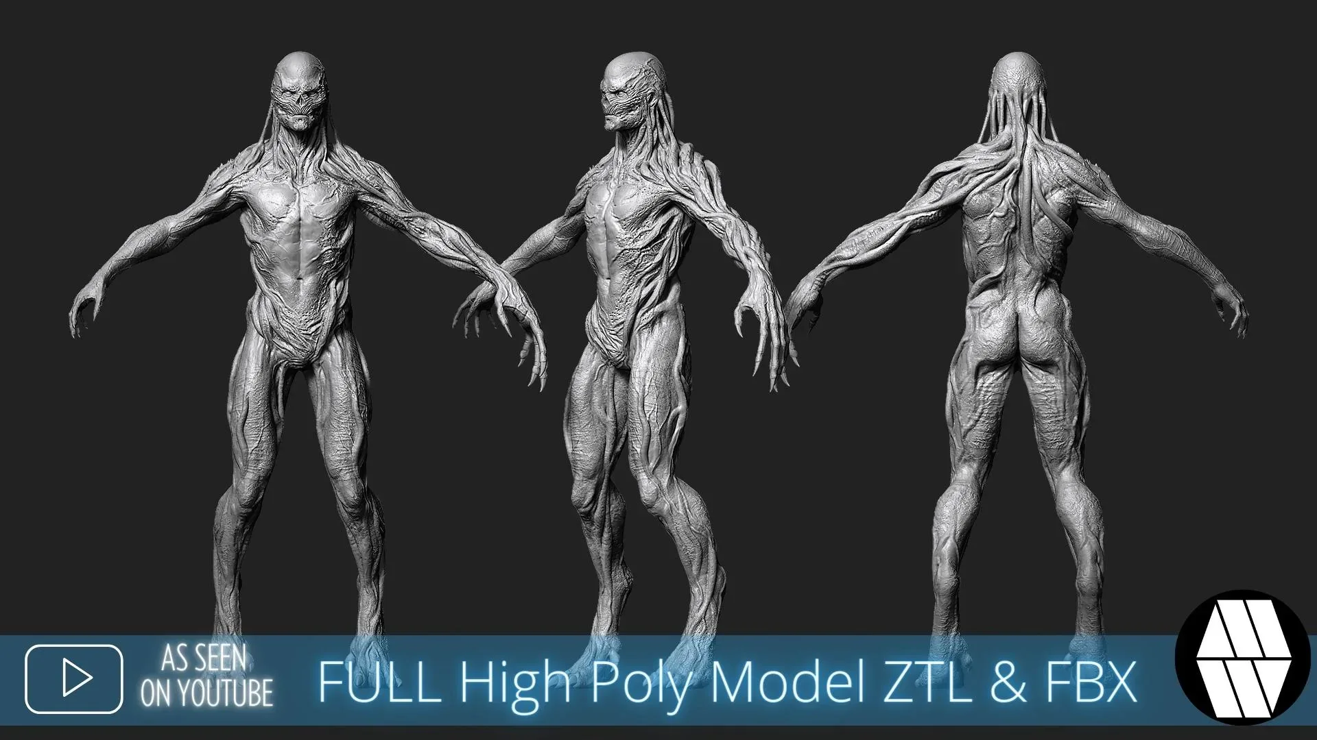 ZBrush Model: VECNA High Poly ZTL & FBX