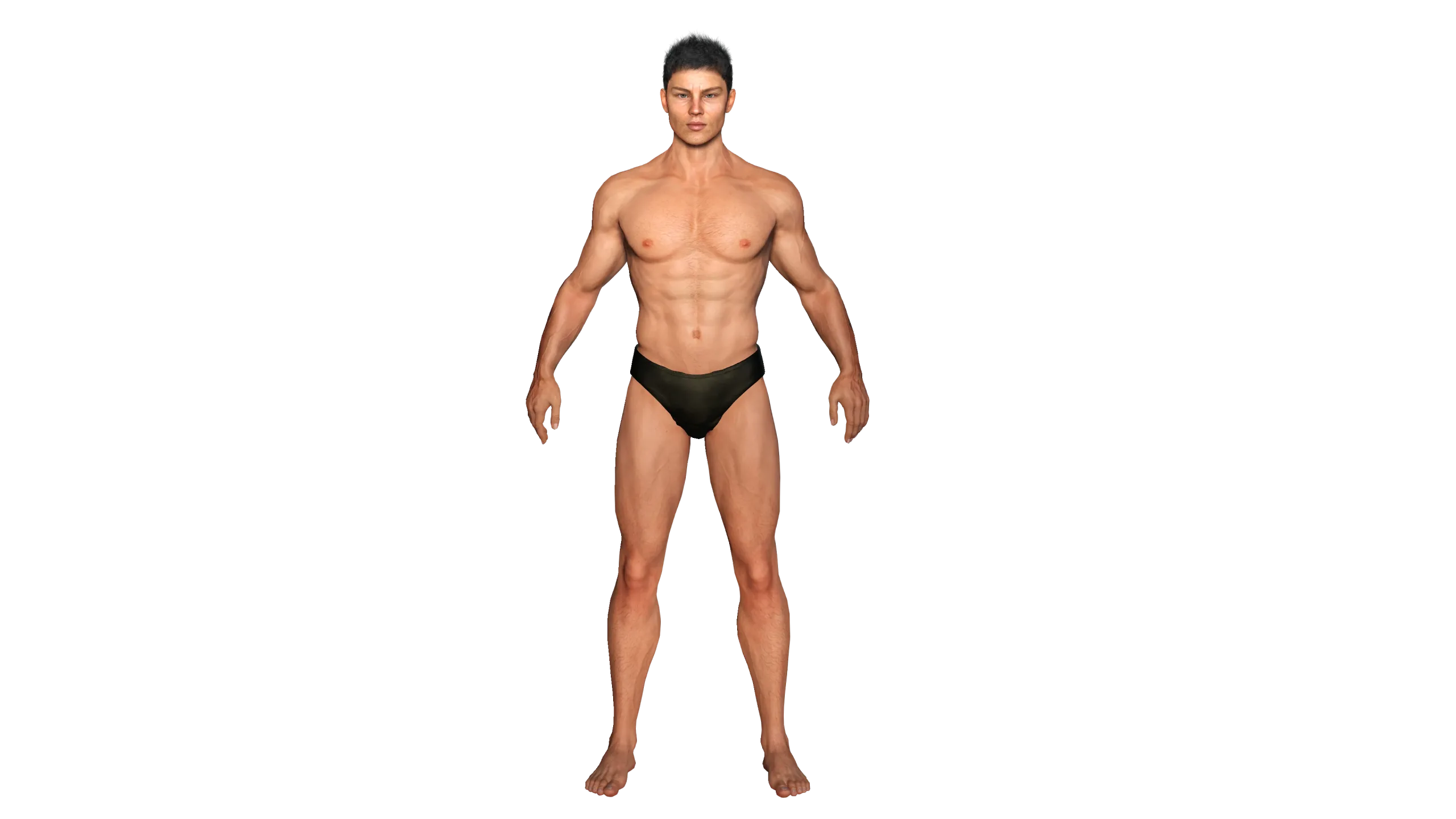 AAA 3D REALISTIC MALE CHARACTER 02 - HUMAN RIGGED GAME READY