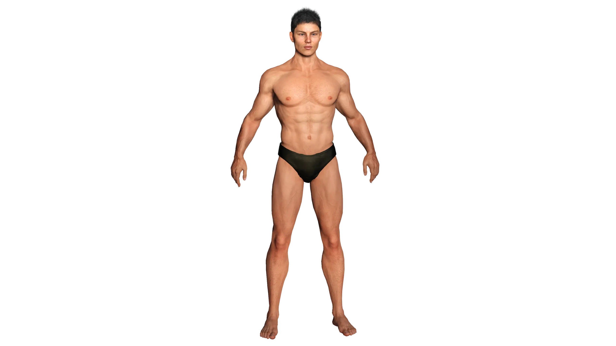 AAA 3D REALISTIC MALE CHARACTER 02 - HUMAN RIGGED GAME READY