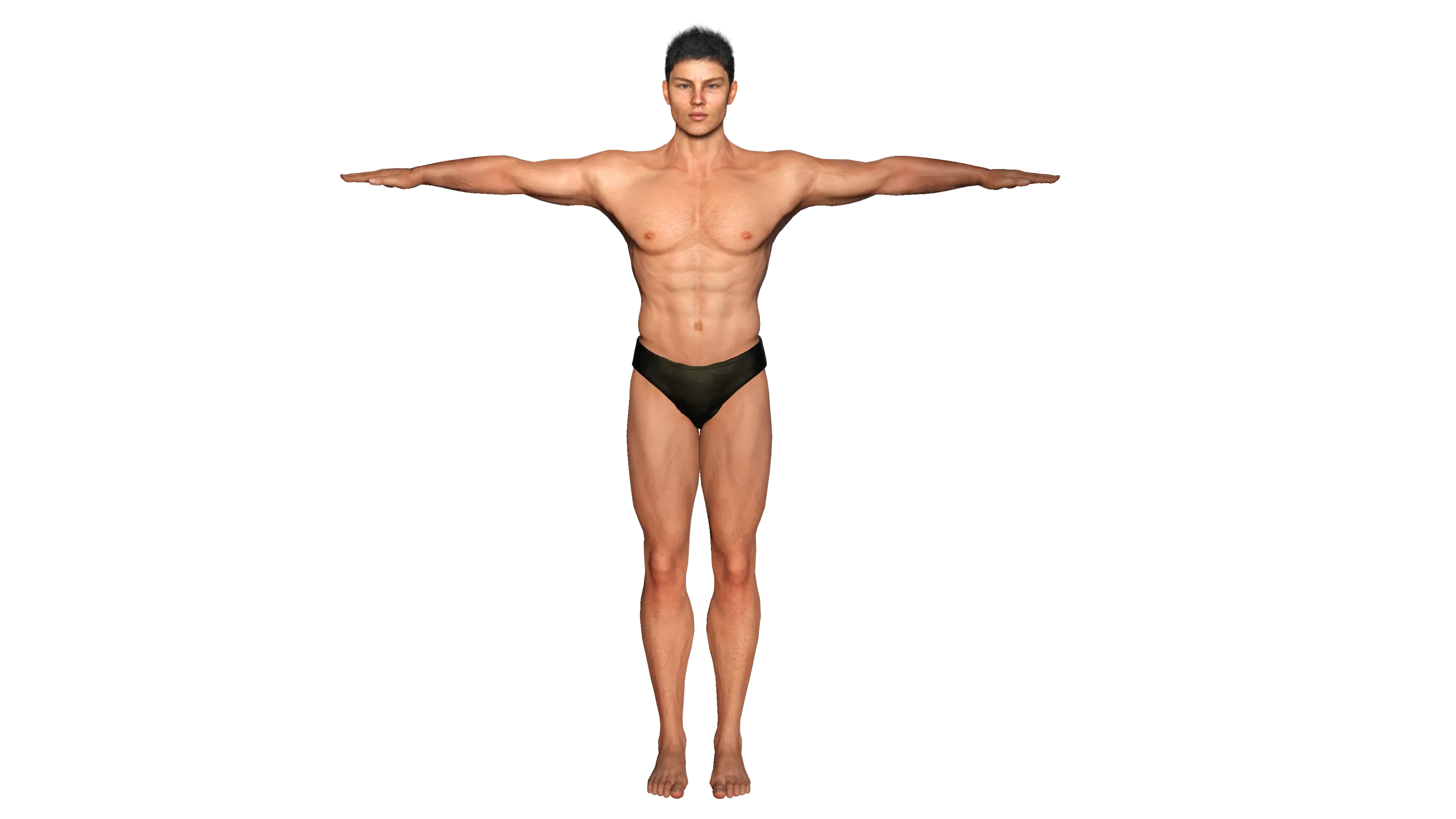 AAA 3D REALISTIC MALE CHARACTER 02 - HUMAN RIGGED GAME READY