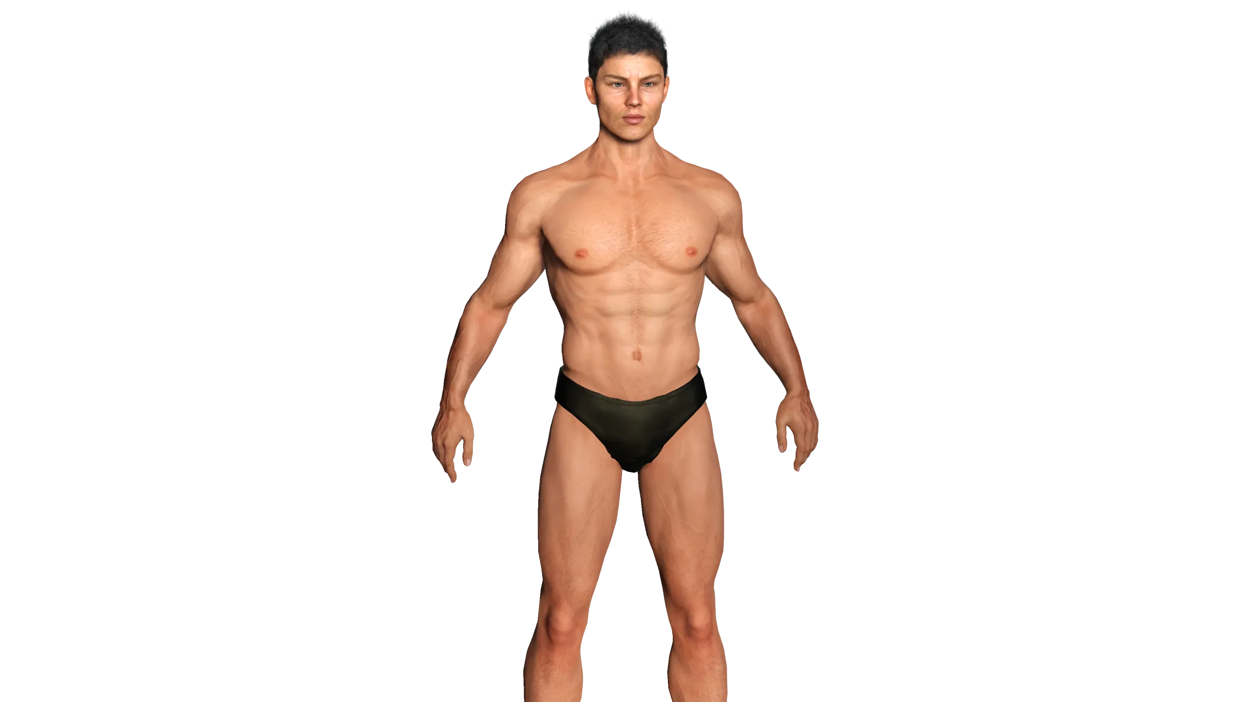 AAA 3D REALISTIC MALE CHARACTER 02 - HUMAN RIGGED GAME READY