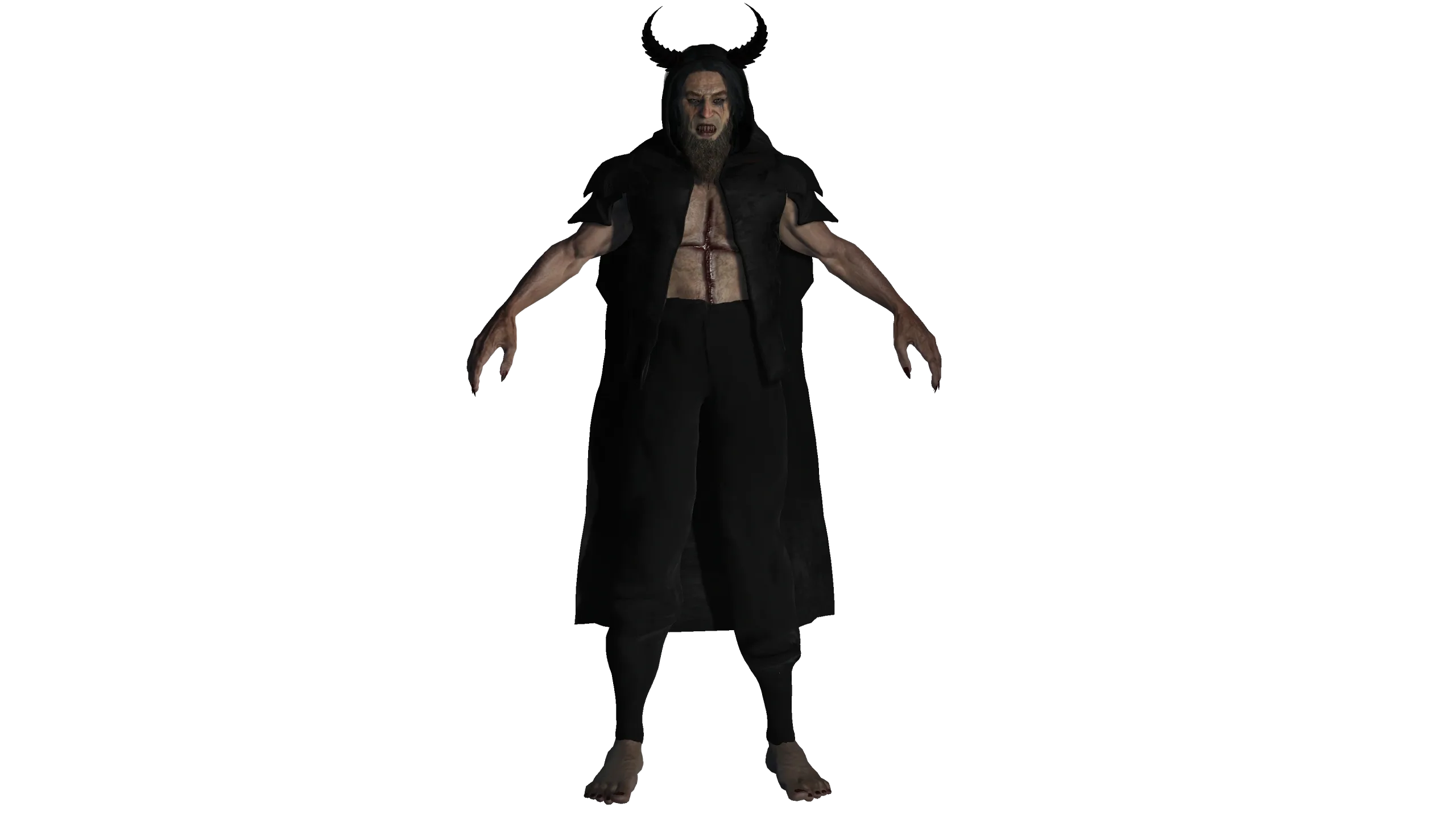 AAA 3D MODEL FANTASY MONSTER CHARACTER - THE DEVIL 04