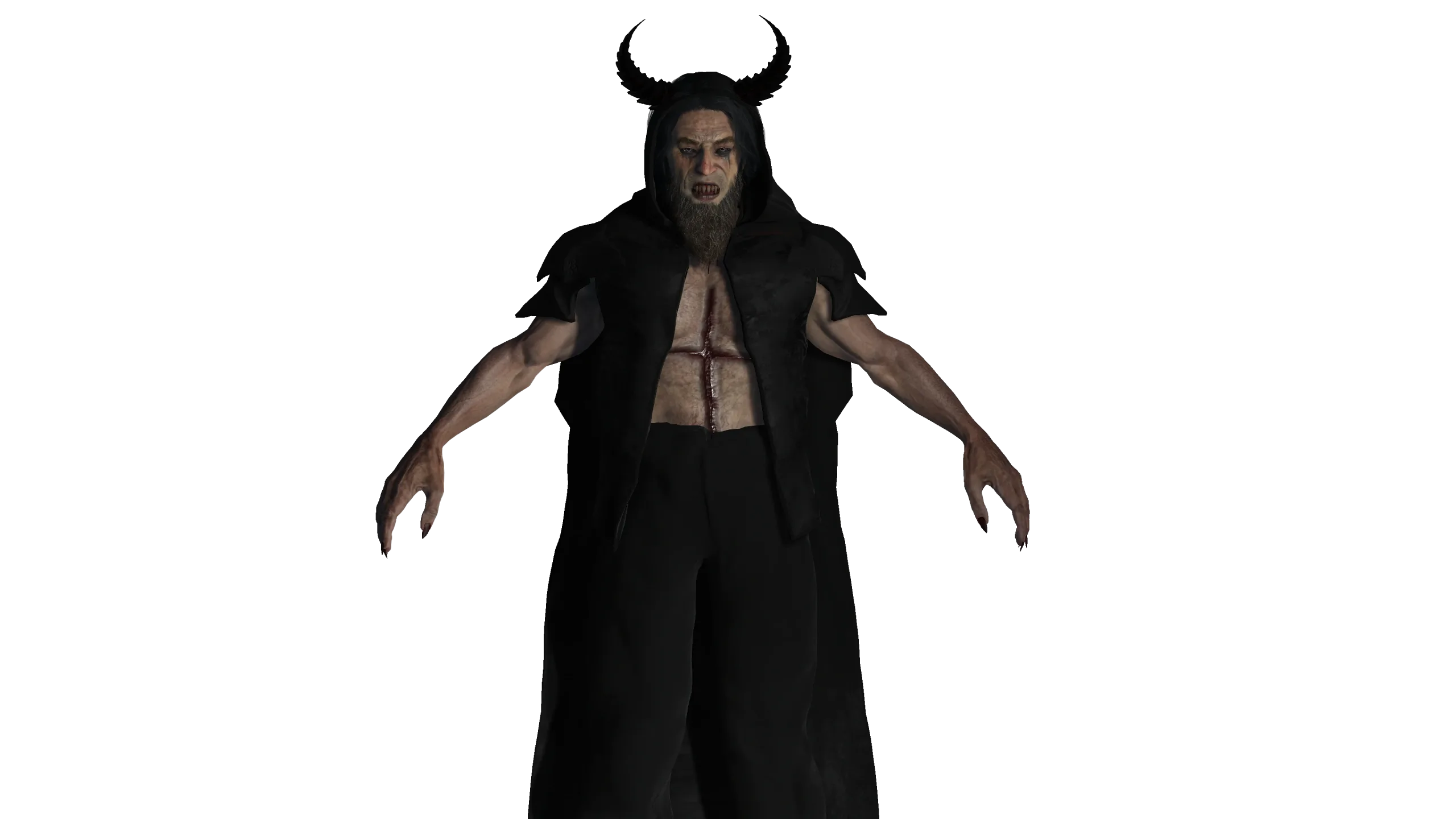 AAA 3D MODEL FANTASY MONSTER CHARACTER - THE DEVIL 04