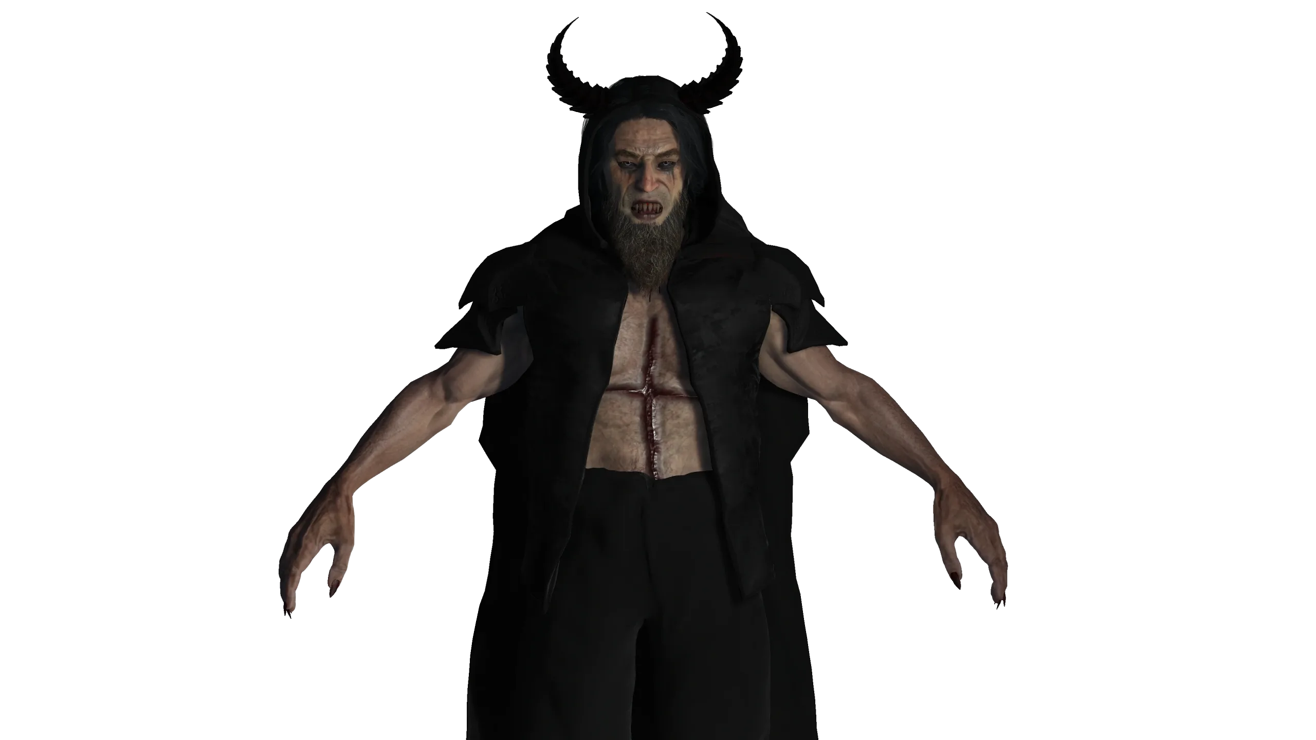 AAA 3D MODEL FANTASY MONSTER CHARACTER - THE DEVIL 04