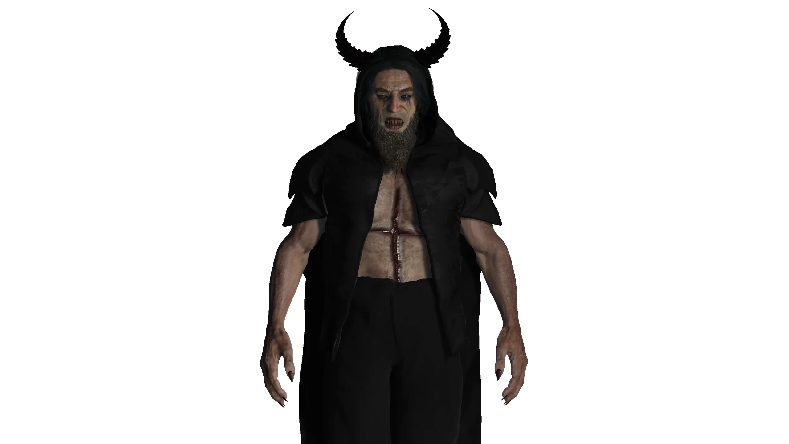 AAA 3D MODEL FANTASY MONSTER CHARACTER - THE DEVIL 04