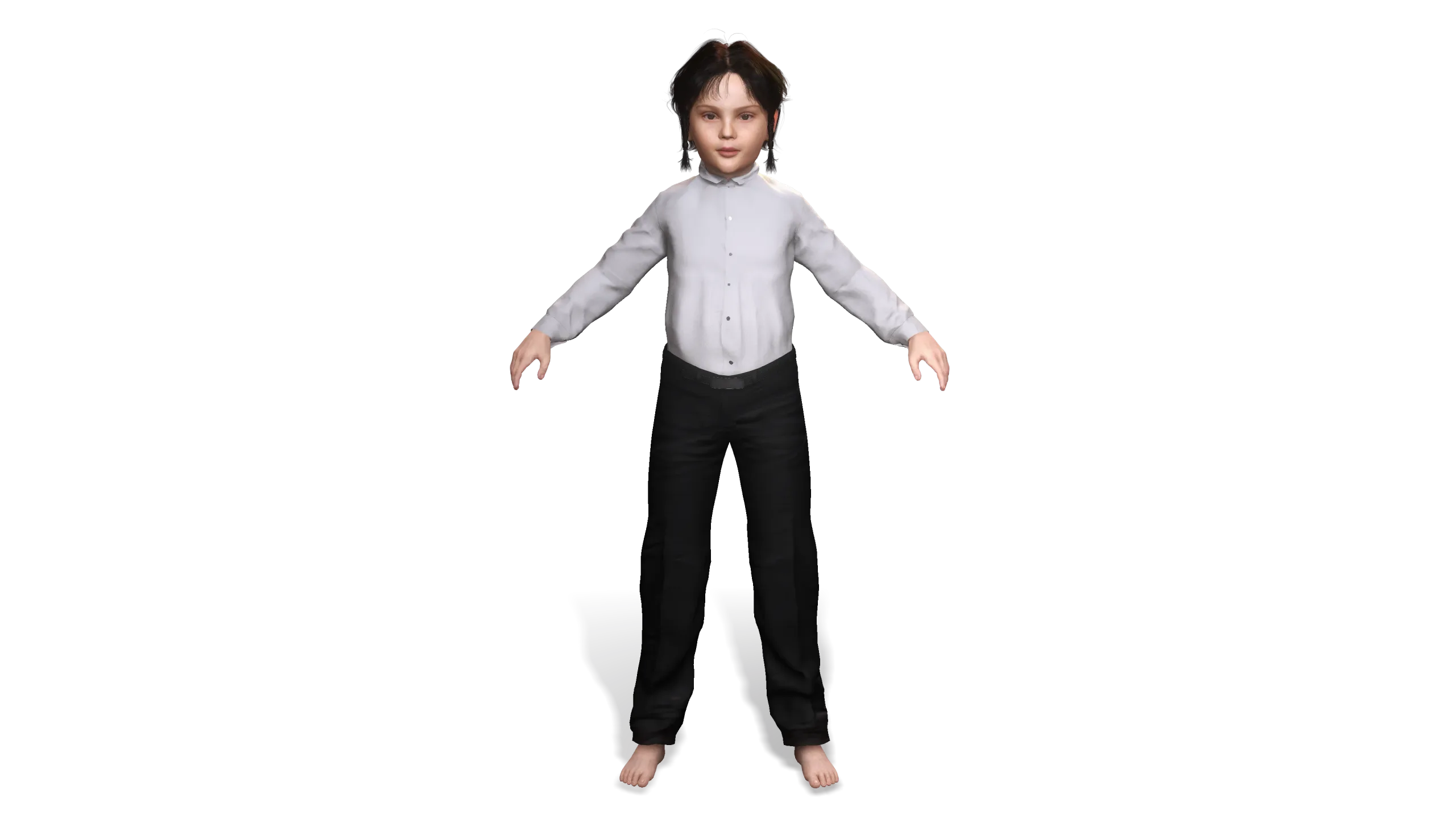 AAA 3D MODEL EUROPEAN JEWISH BOY CHARACTER - JEWISH BOY OUTFIT