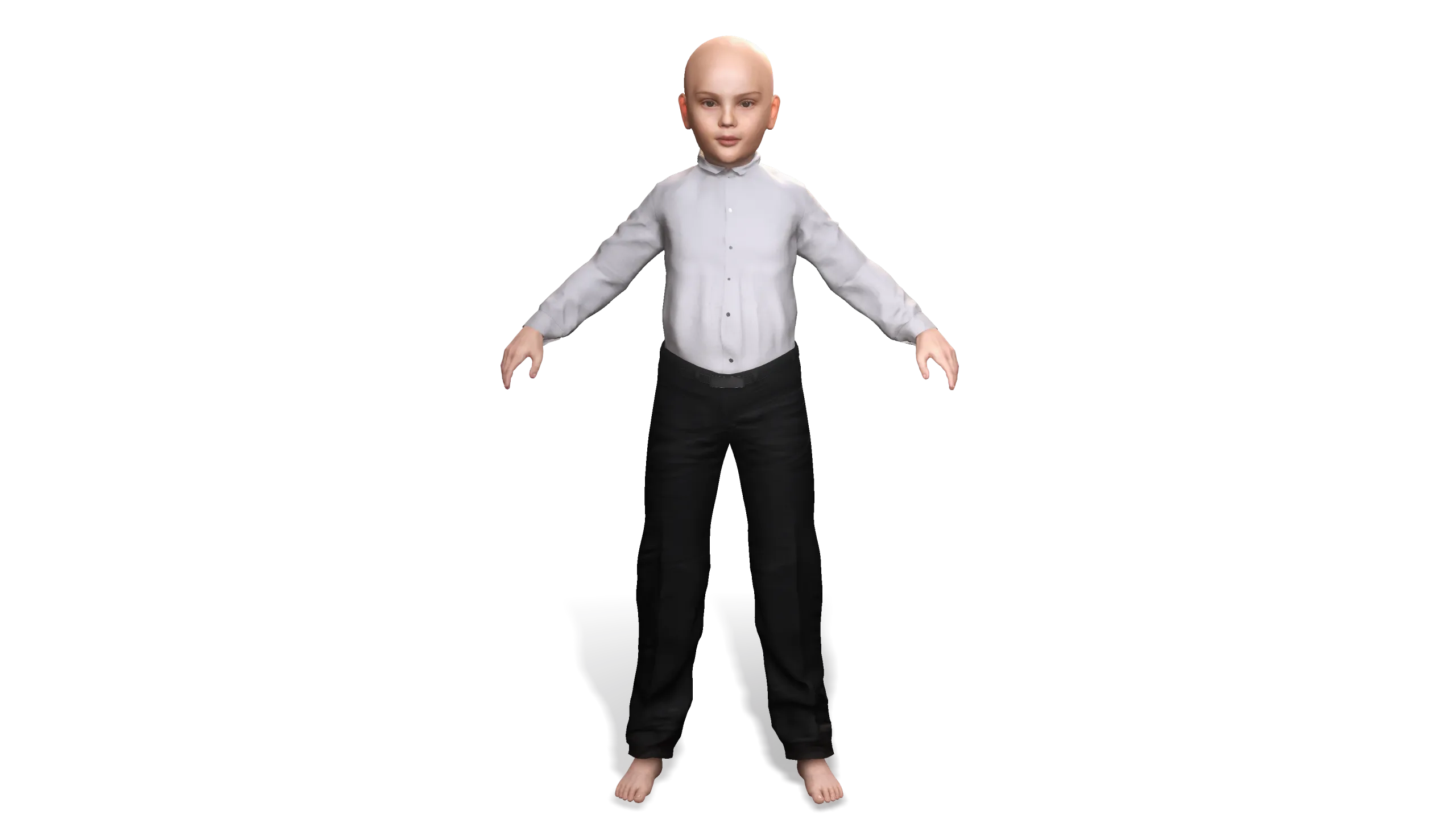 AAA 3D MODEL EUROPEAN JEWISH BOY CHARACTER - JEWISH BOY OUTFIT