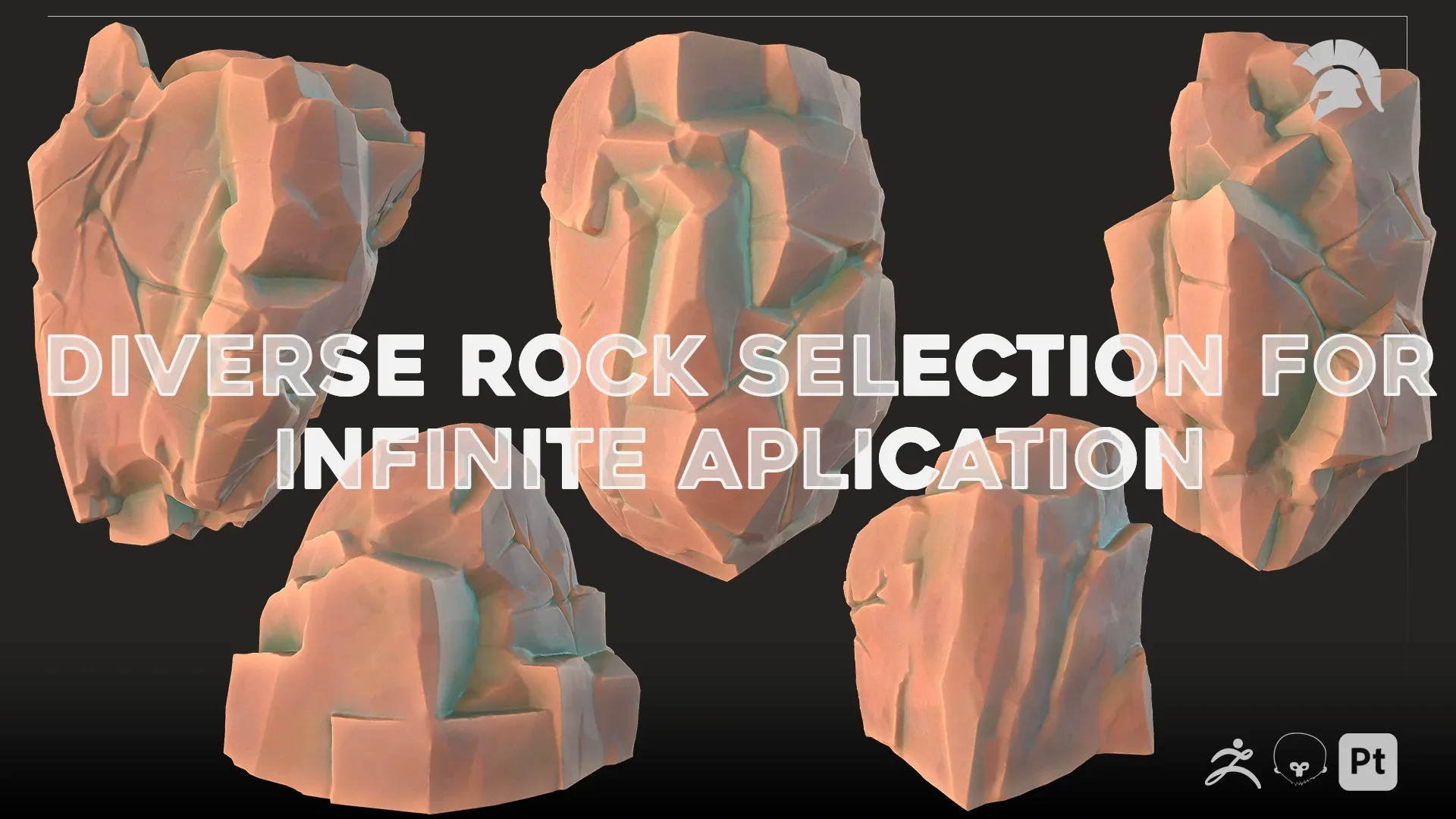 Modular Rocks - Vol. 1 - Stylized - Sandstone Variation