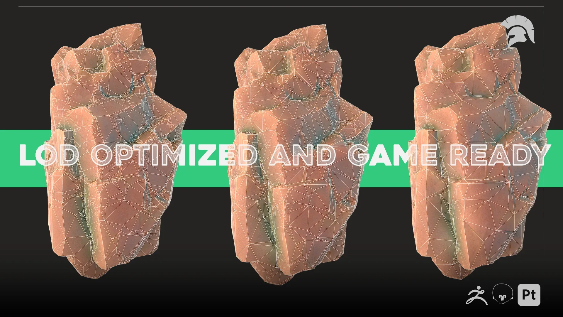 Modular Rocks - Vol. 1 - Stylized - Sandstone Variation