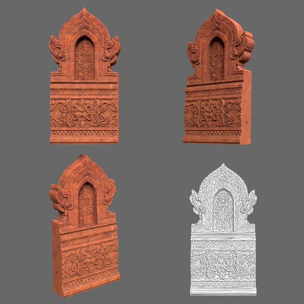 Asia Temple Walls Modular - 231002