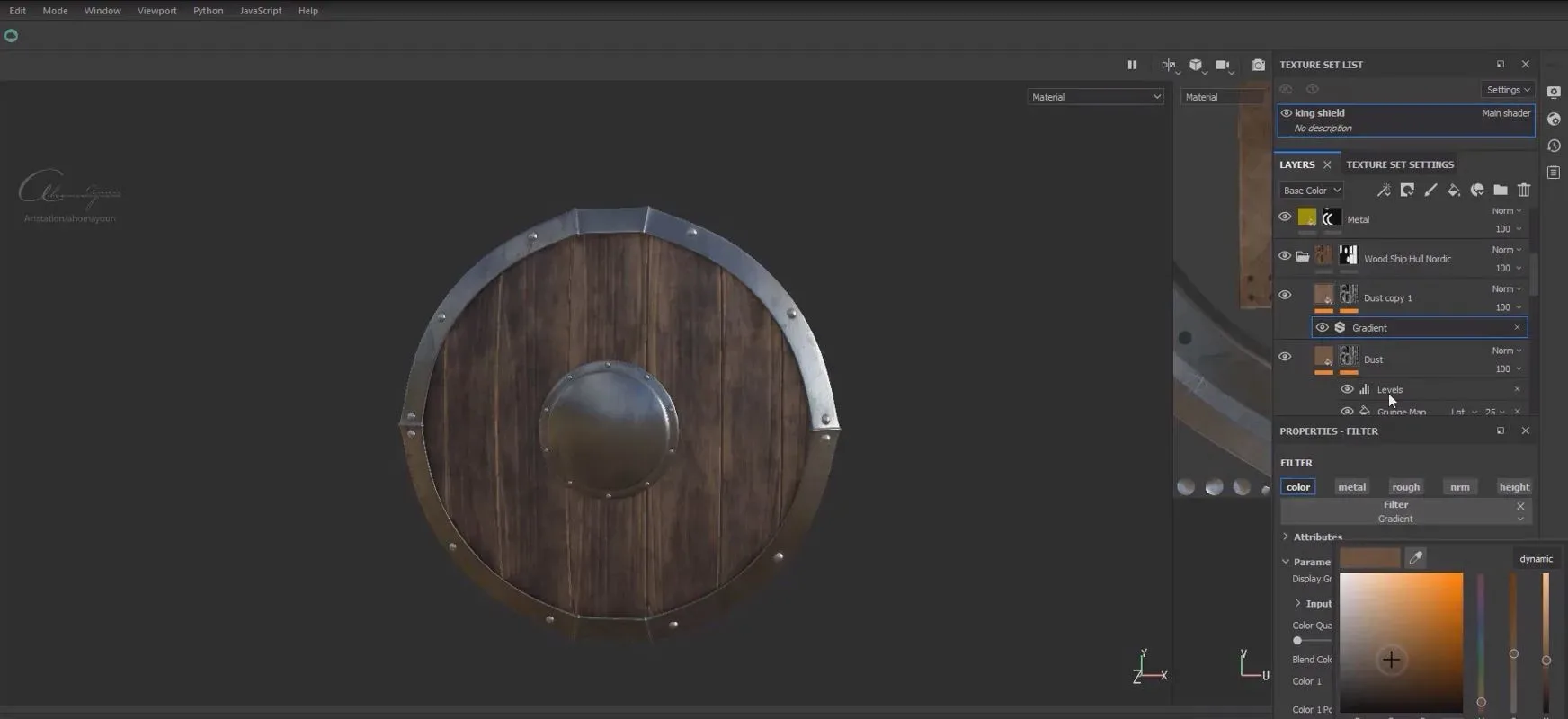 Tutorial | Texturing a Viking Shield in Substance Designer