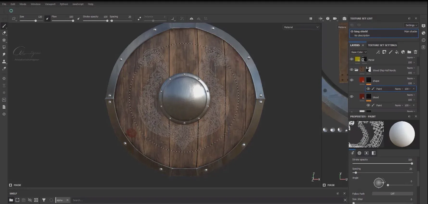 Tutorial | Texturing a Viking Shield in Substance Designer