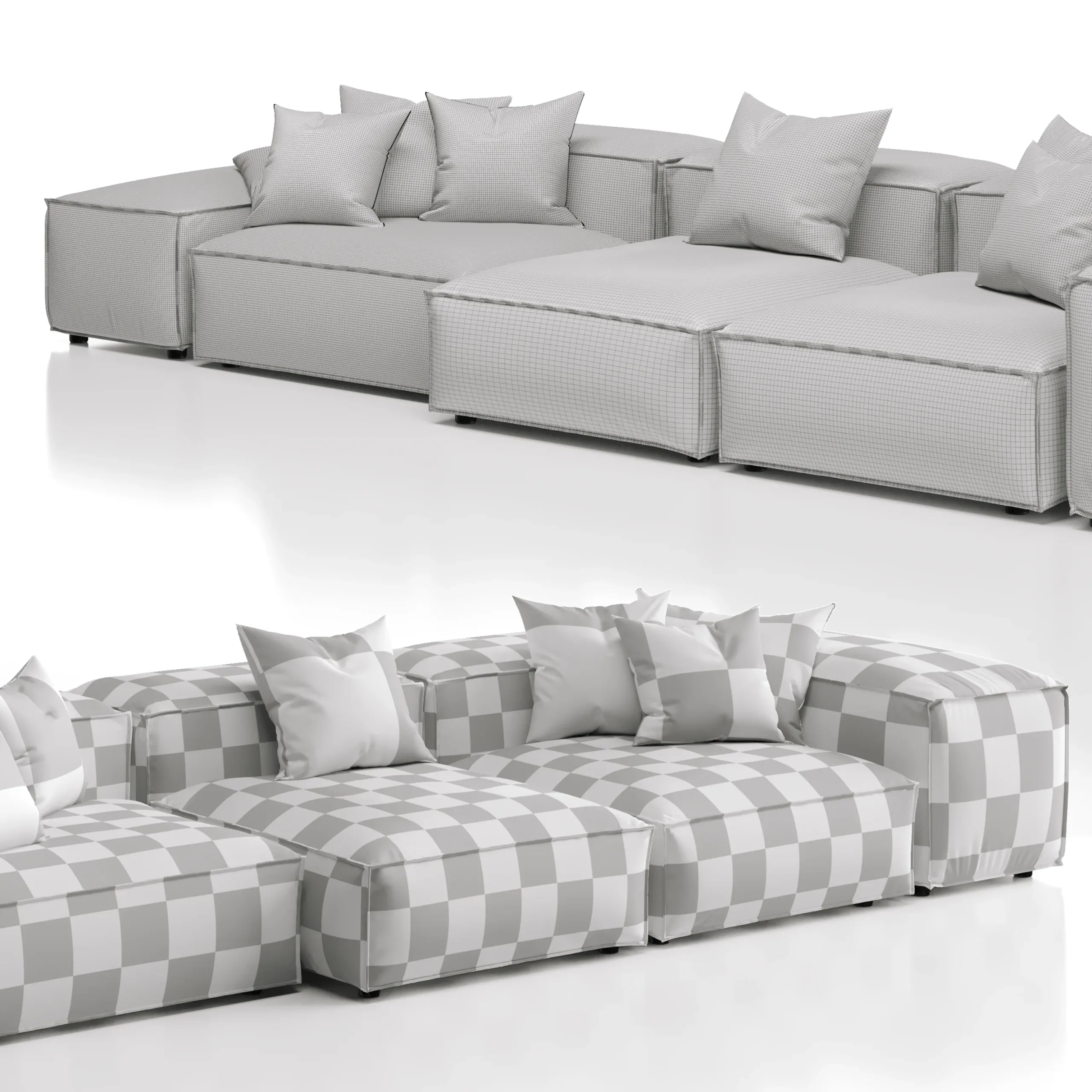 Living Divani Extra Soft Sofa Three Seater